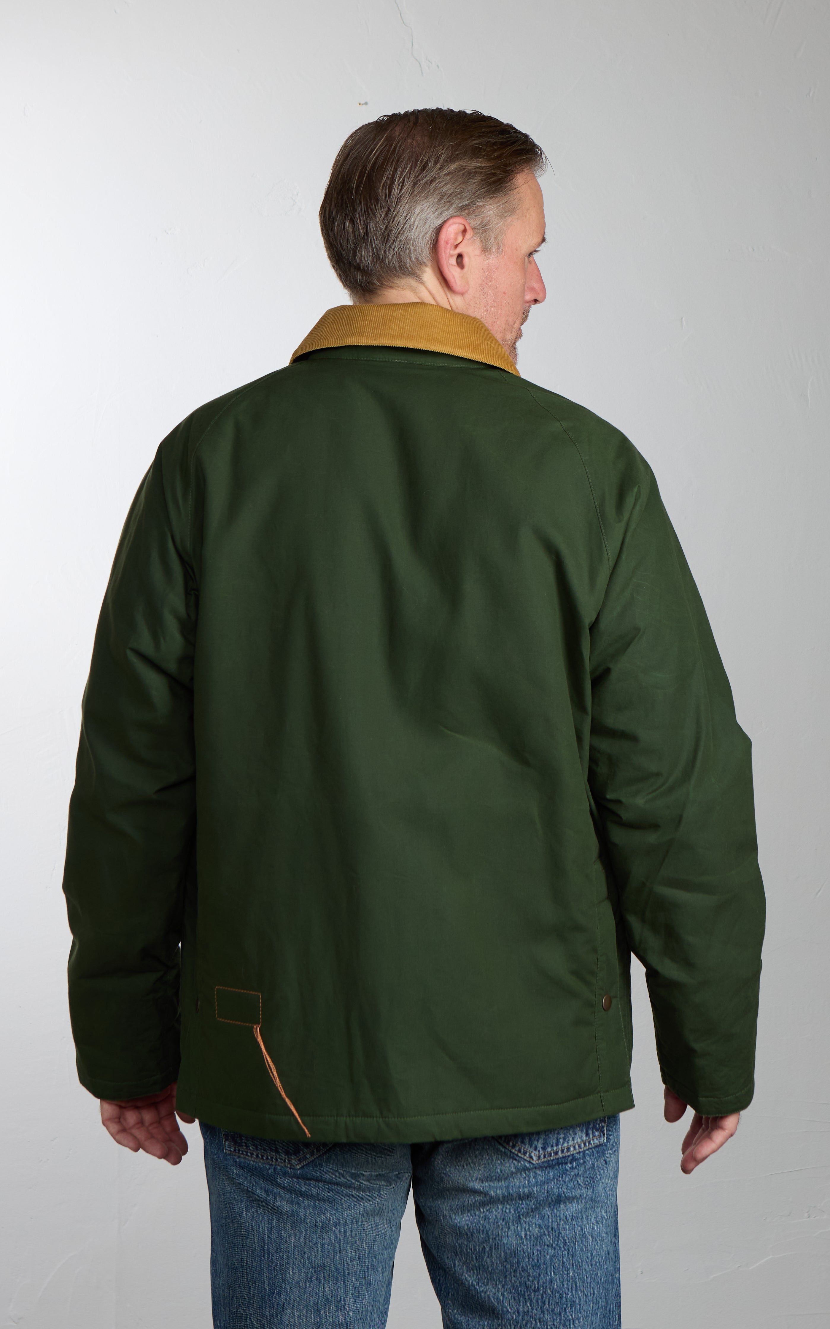 Fortela Bristol Waxed Canvas Jacket Dark Green
