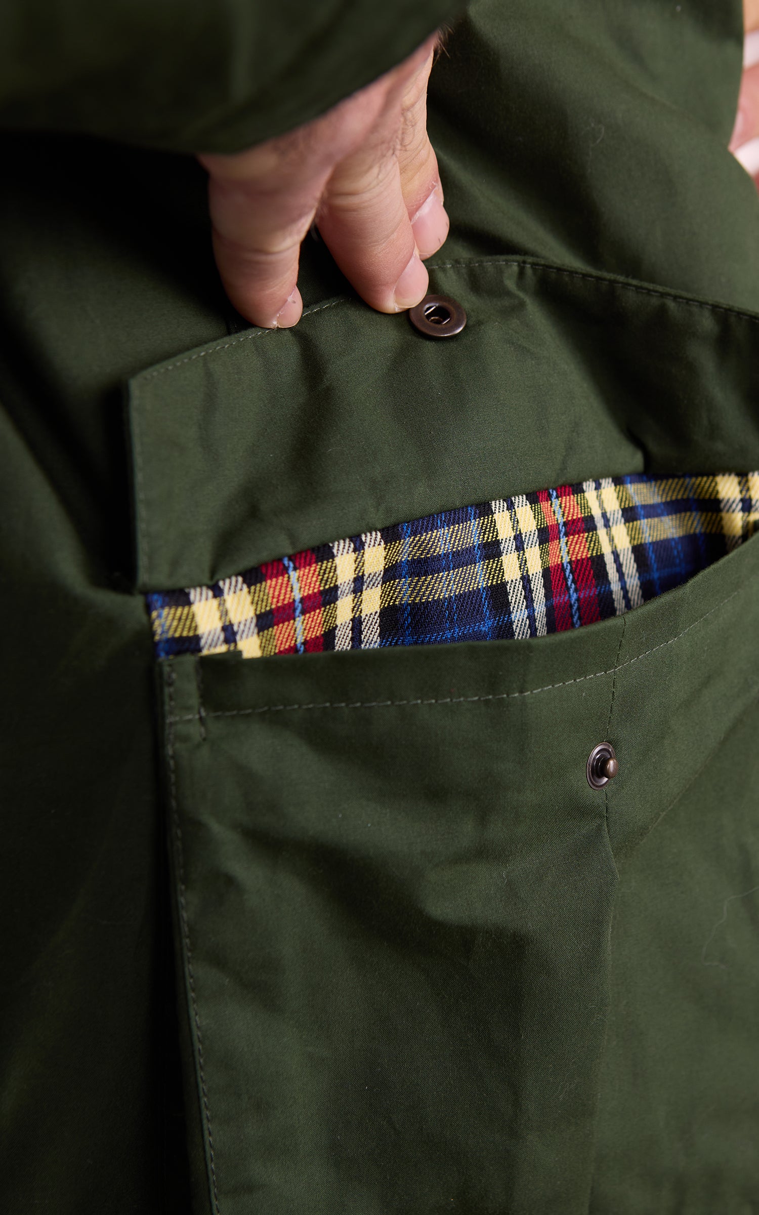 Fortela Bristol Waxed Canvas Jacket Dark Green