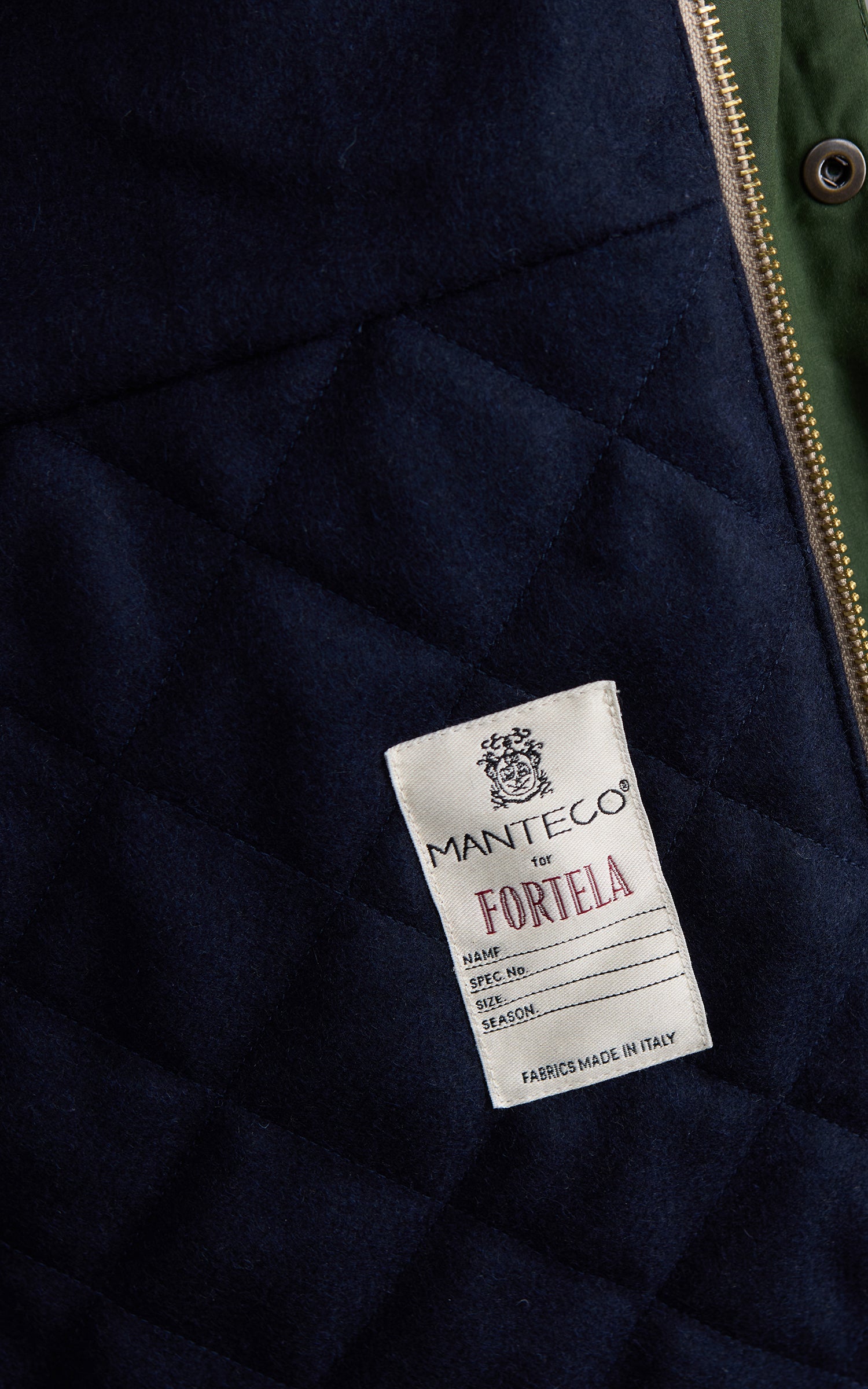 Fortela Bristol Waxed Canvas Jacket Dark Green