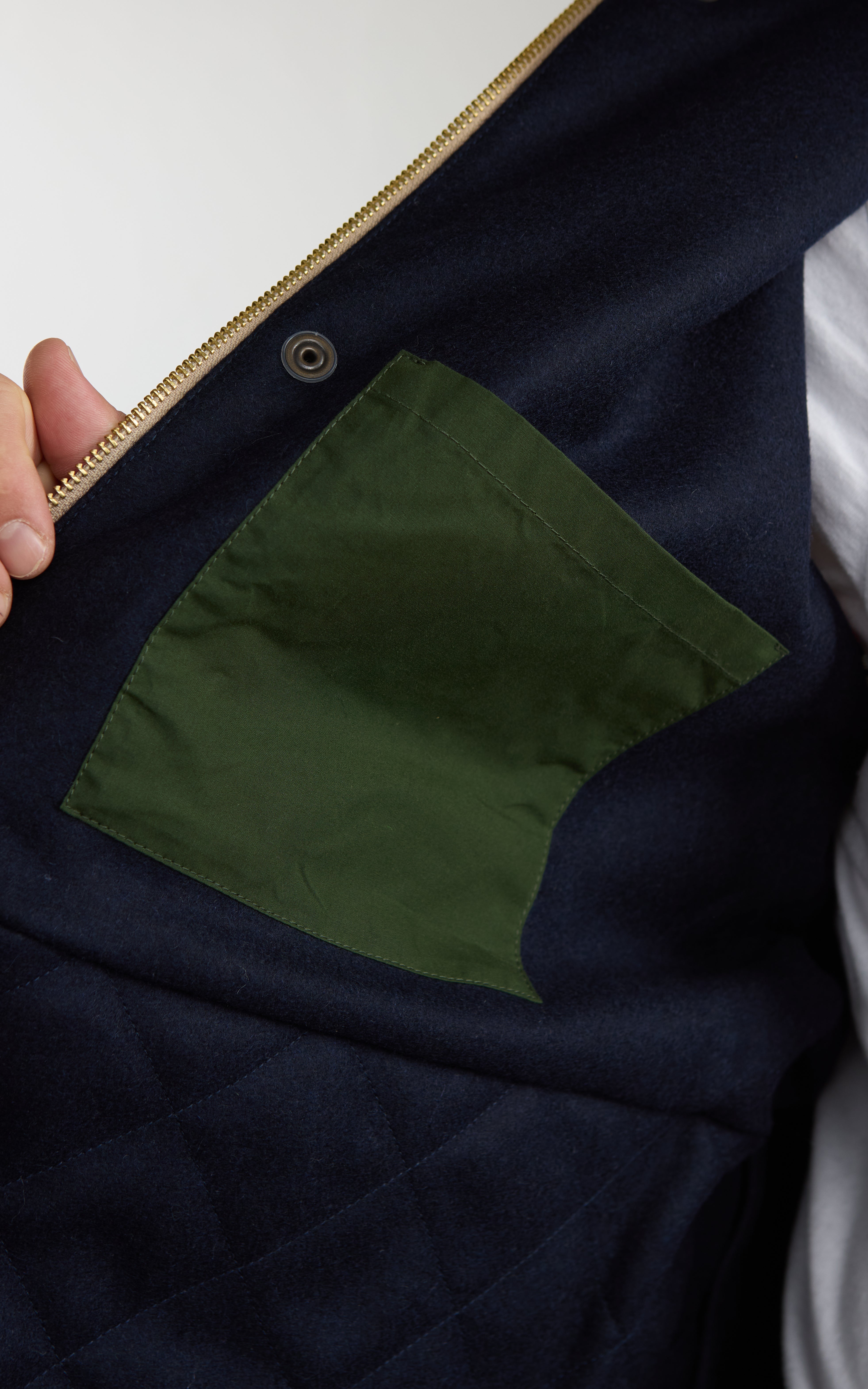 Fortela Bristol Waxed Canvas Jacket Dark Green
