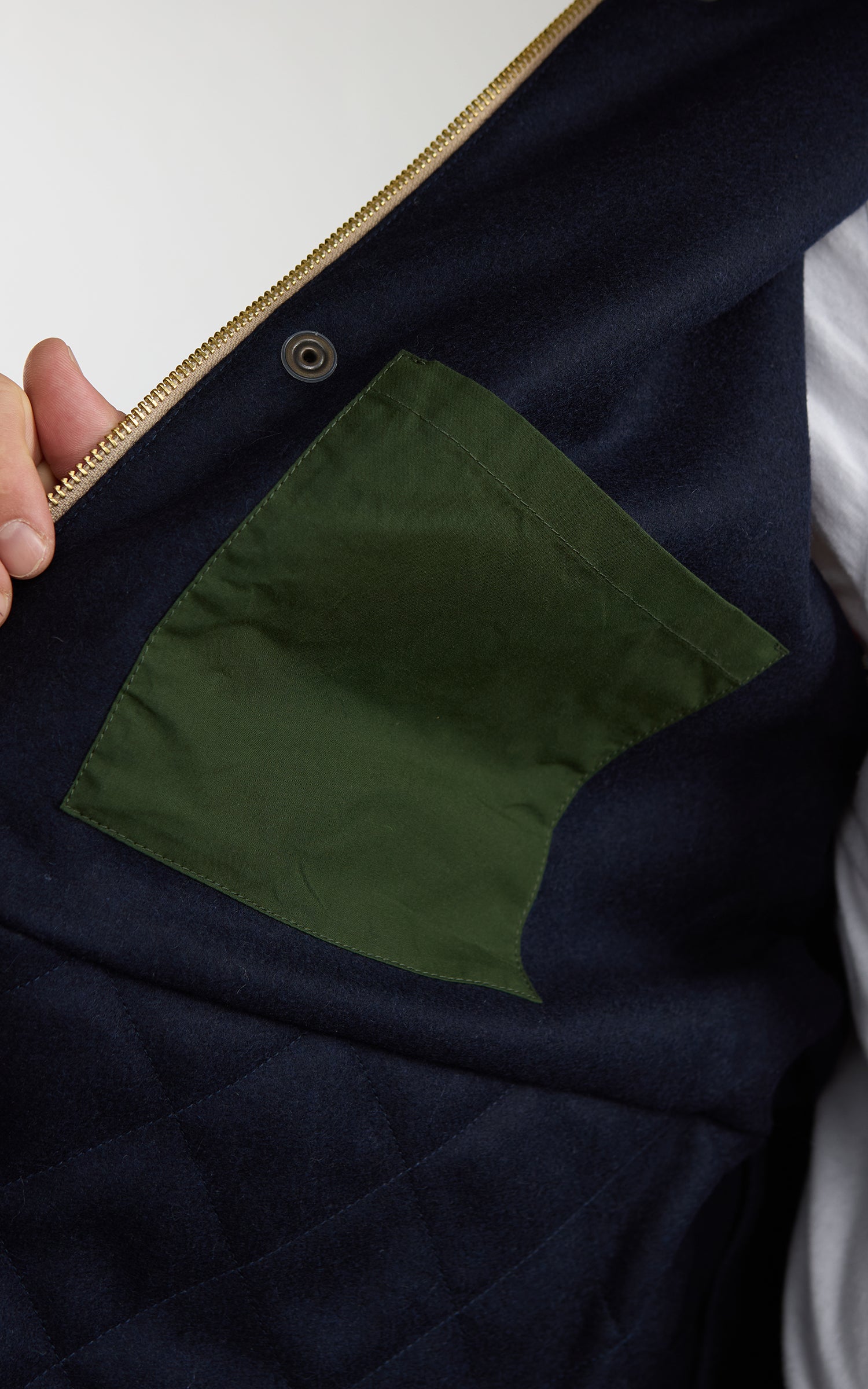 Fortela Bristol Waxed Canvas Jacket Dark Green