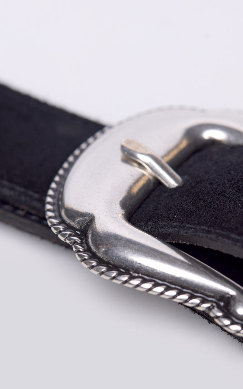 Fortela Candis Suede Belt Black