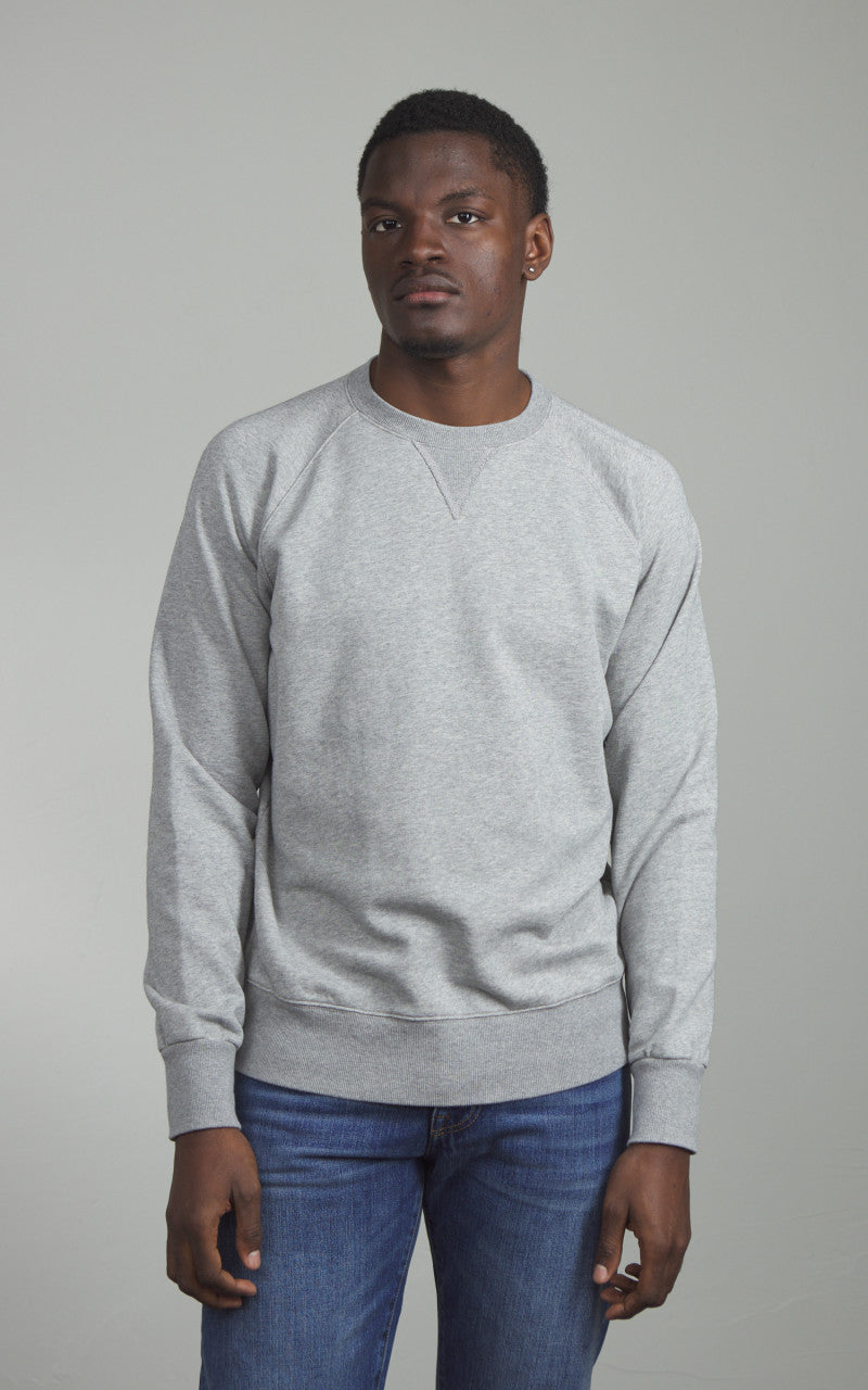 Fortela Harvard Crewneck Sweatshirt Grey Melange