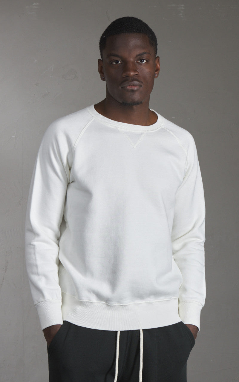 Fortela Harvard Crewneck Sweatshirt Off White