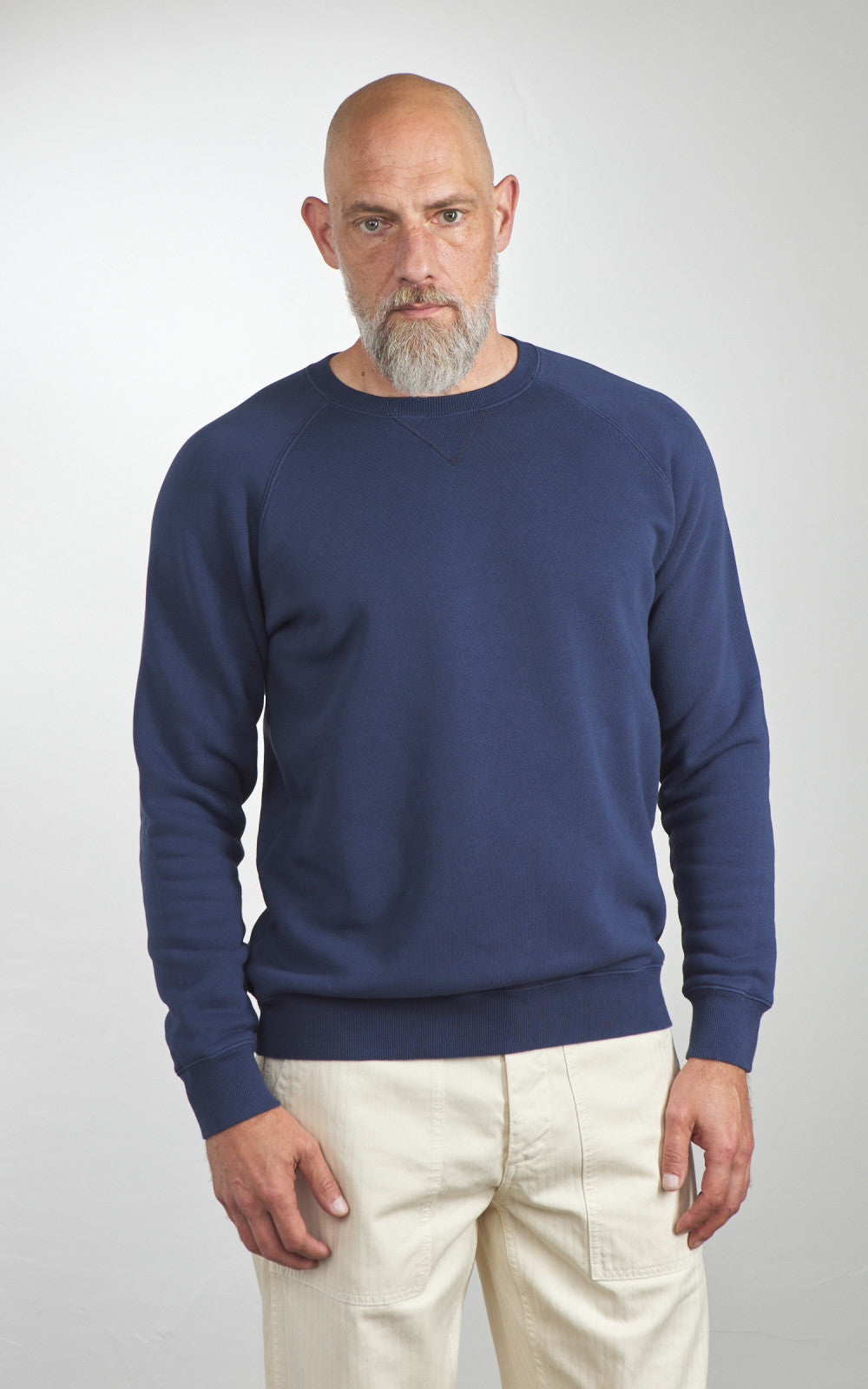 Fortela Harvard Crewneck Sweatshirt Indigo