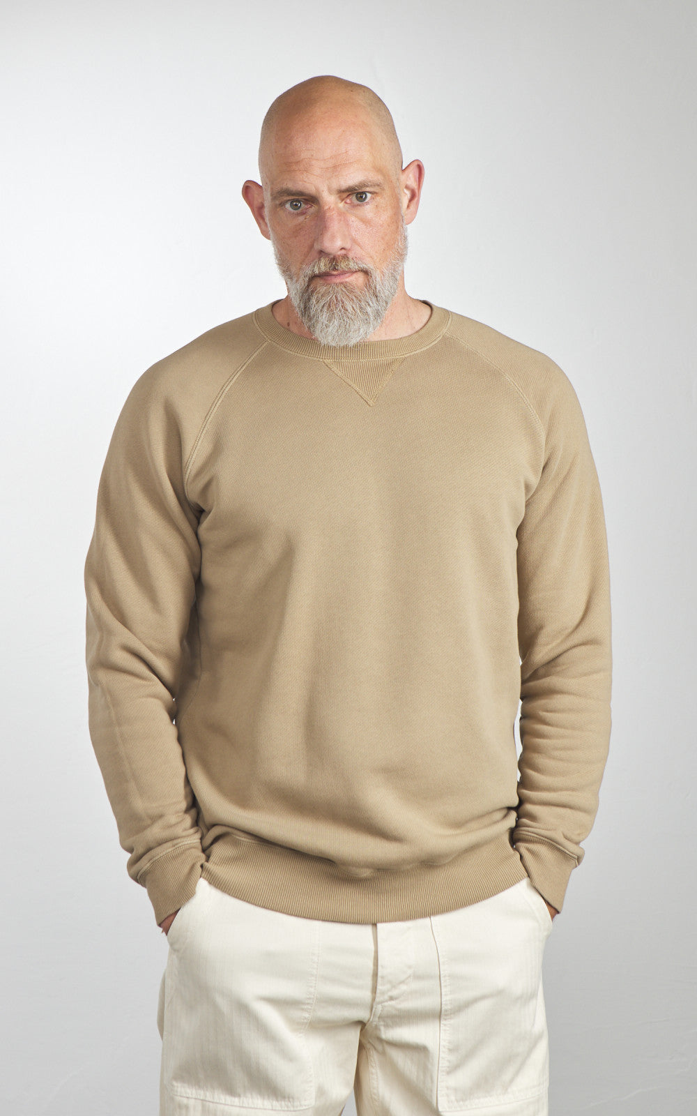Fortela Harvard Crewneck Sweatshirt Tobacco