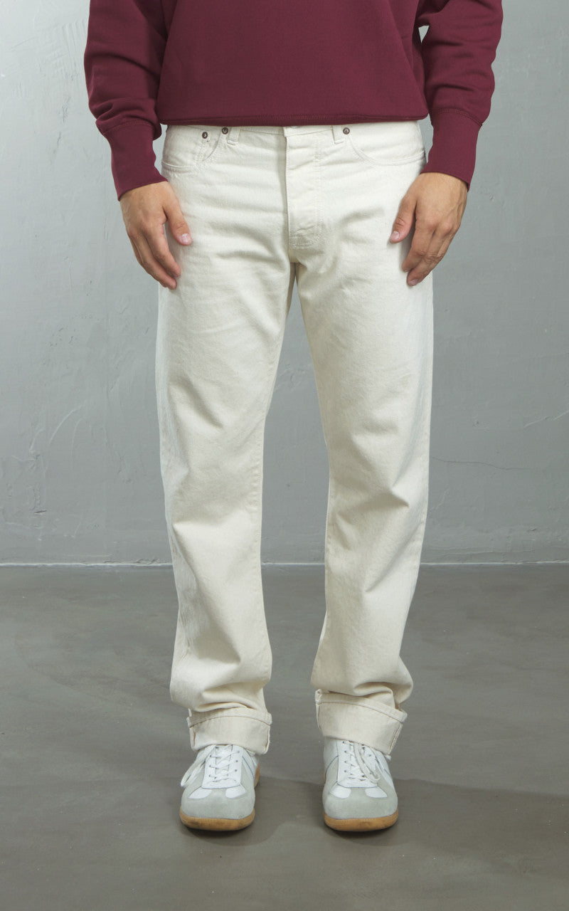 Fortela John 965 Selvedge Jeans Off White 12.5oz