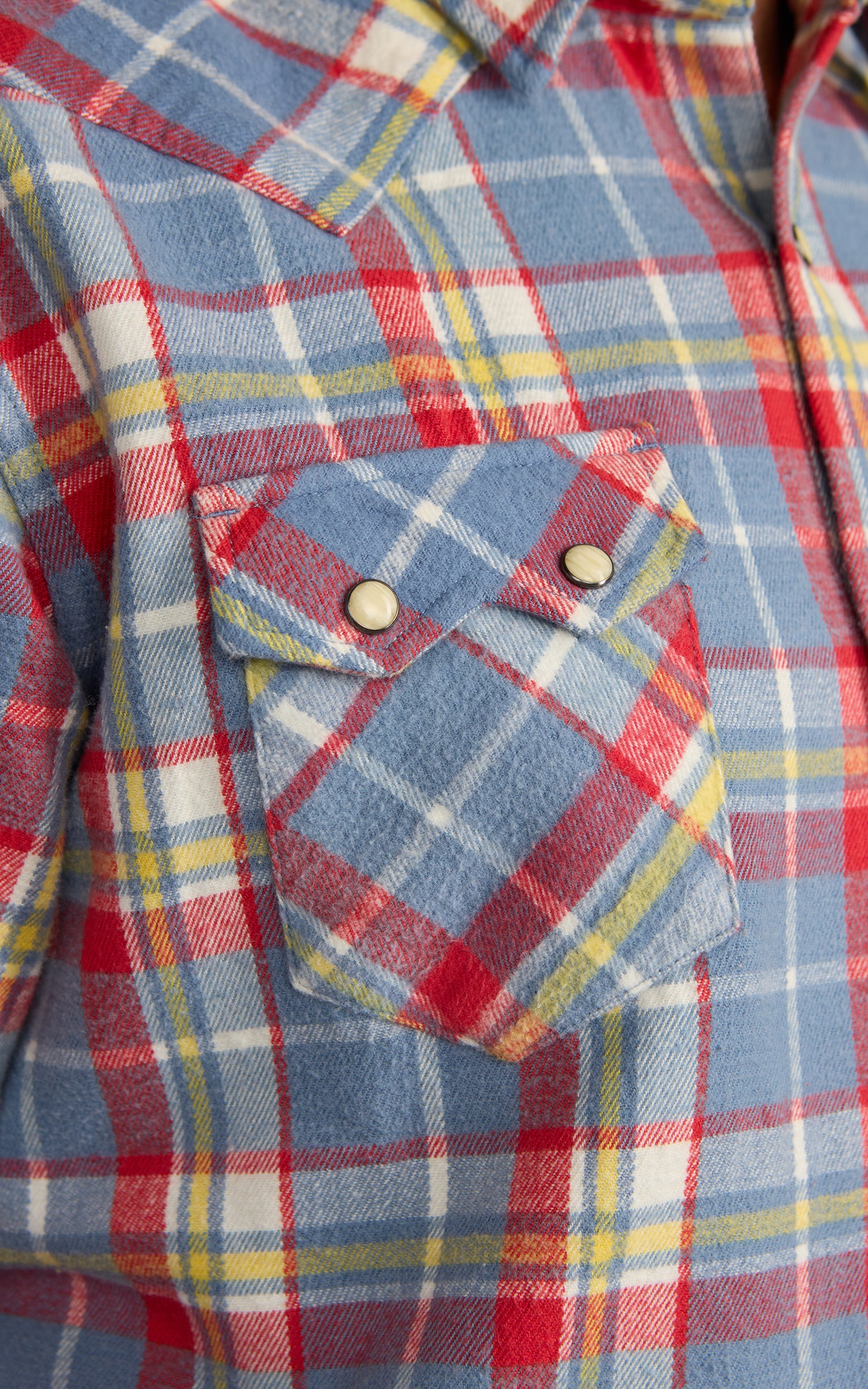 Fortela Josh Western Shirt Plaid Red/Grey