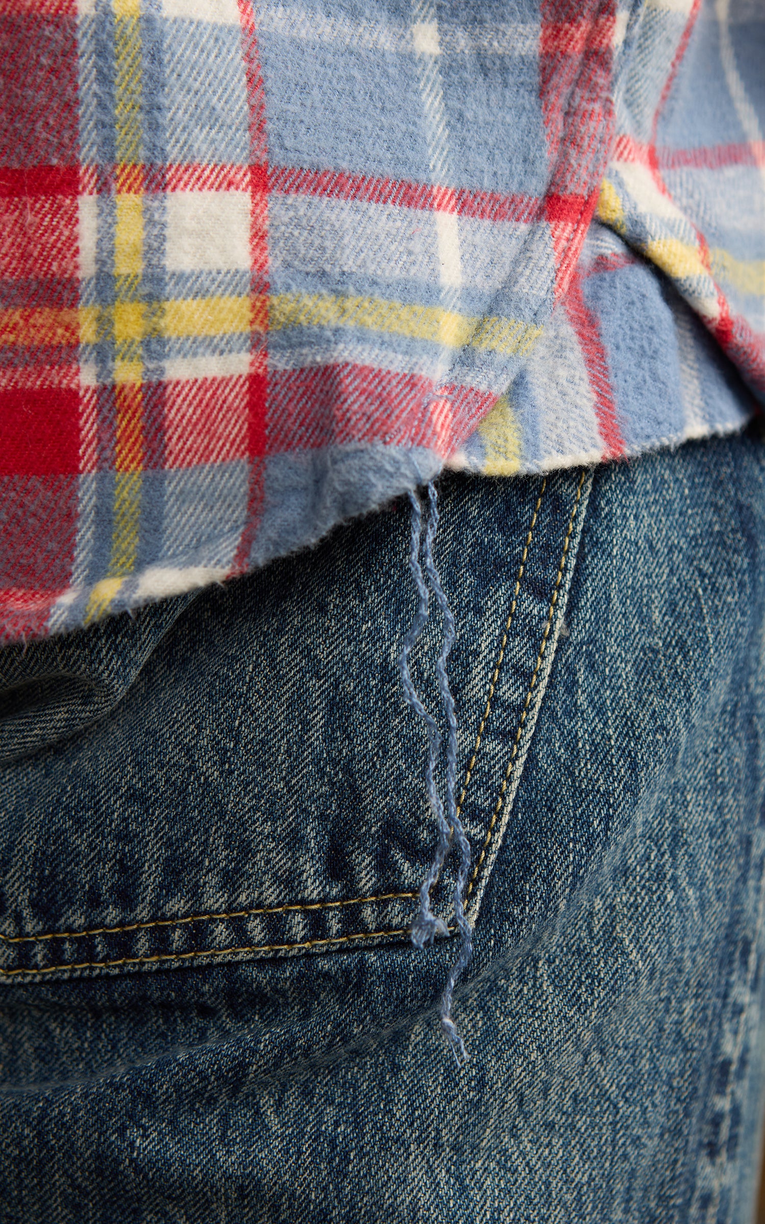 Fortela Josh Western Shirt Plaid Red/Grey