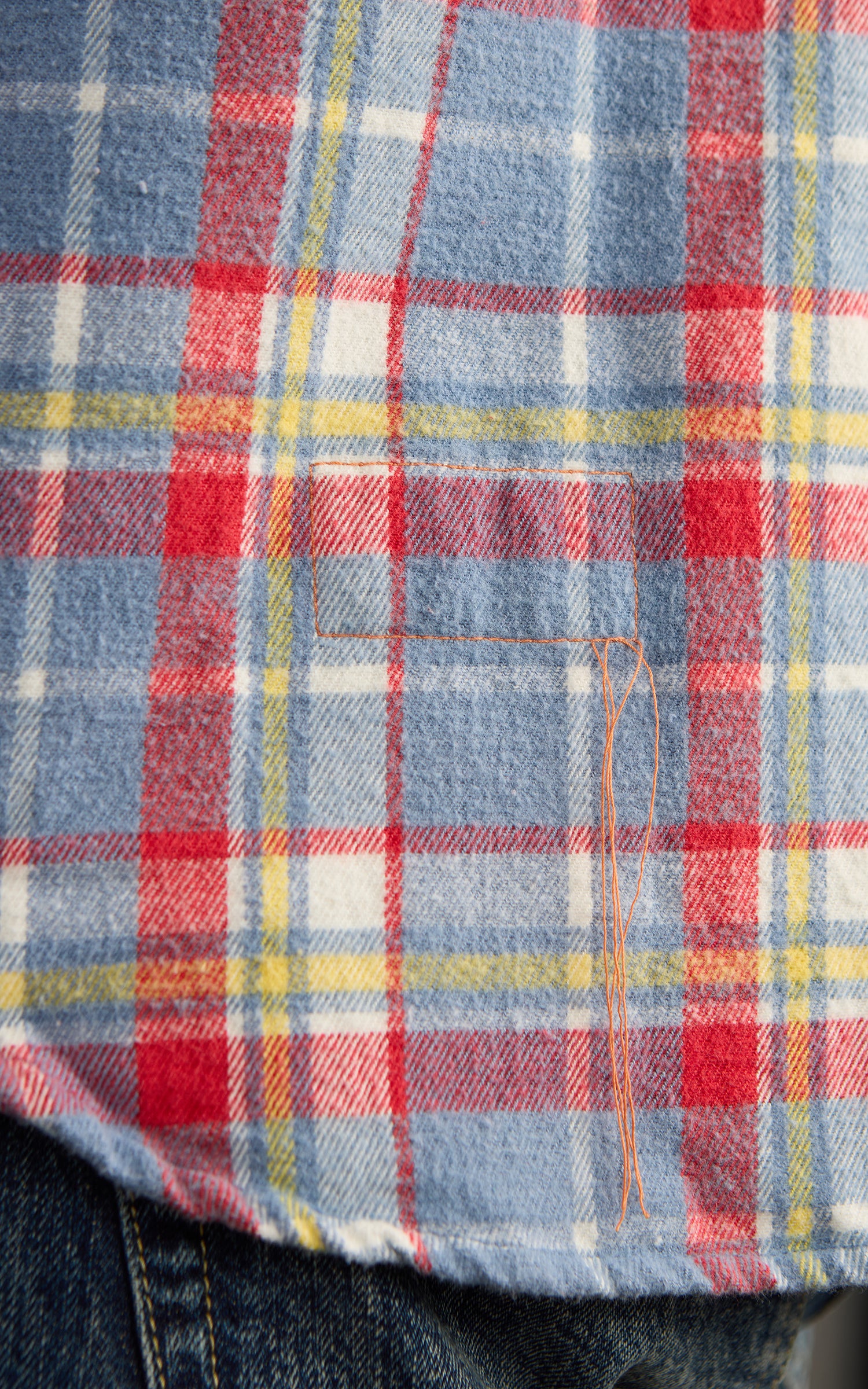 Fortela Josh Western Shirt Plaid Red/Grey