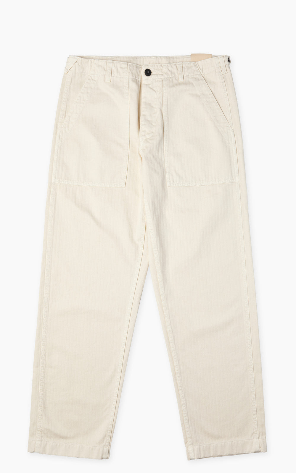 Fortela New Fatigue Pants Herringbone Green Off White
