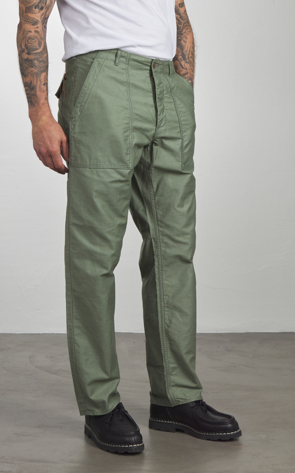 Fortela New Fatigue Pants Sateen Green
