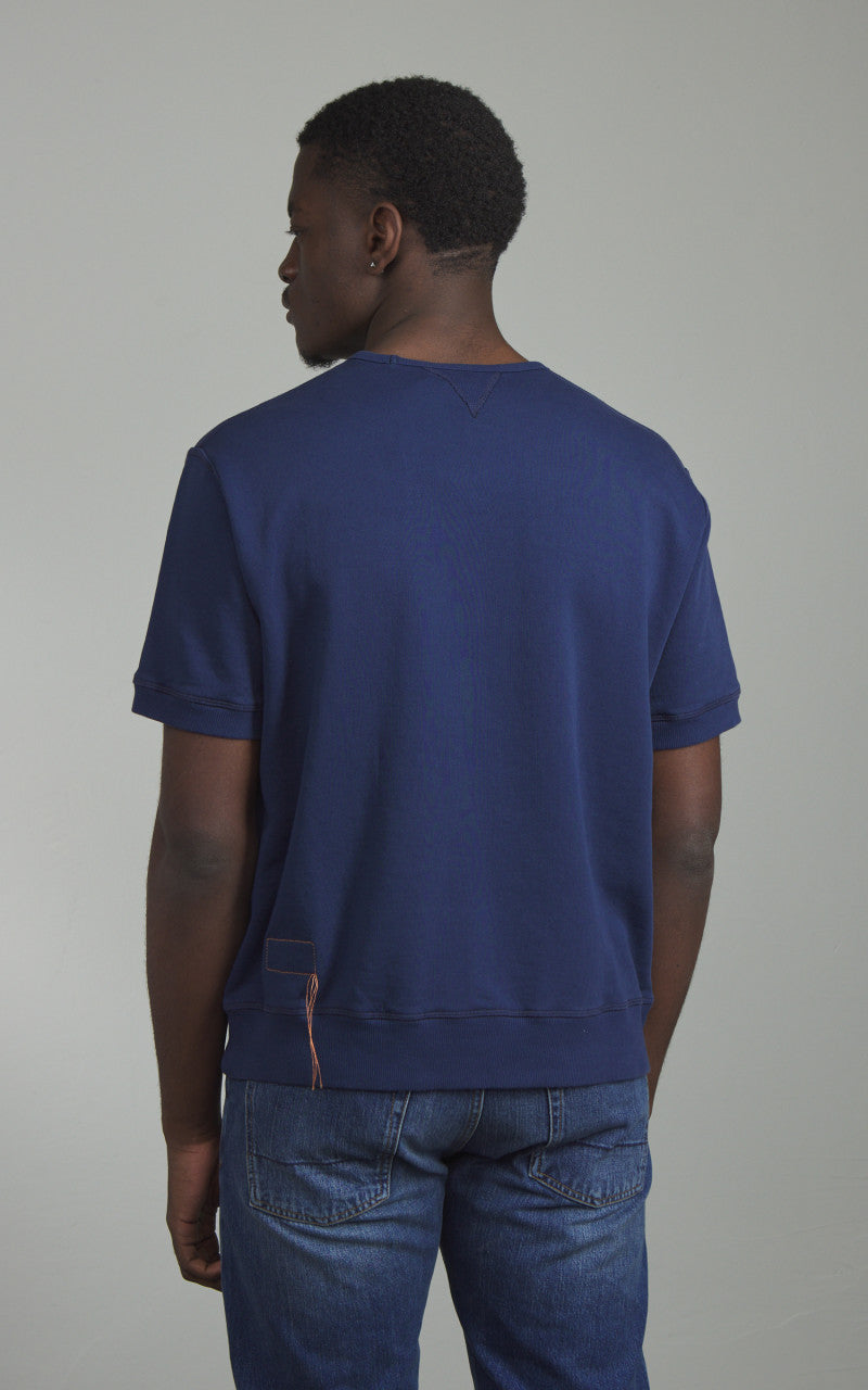 Fortela Ohio S/S Crewneck Sweatshirt Navy