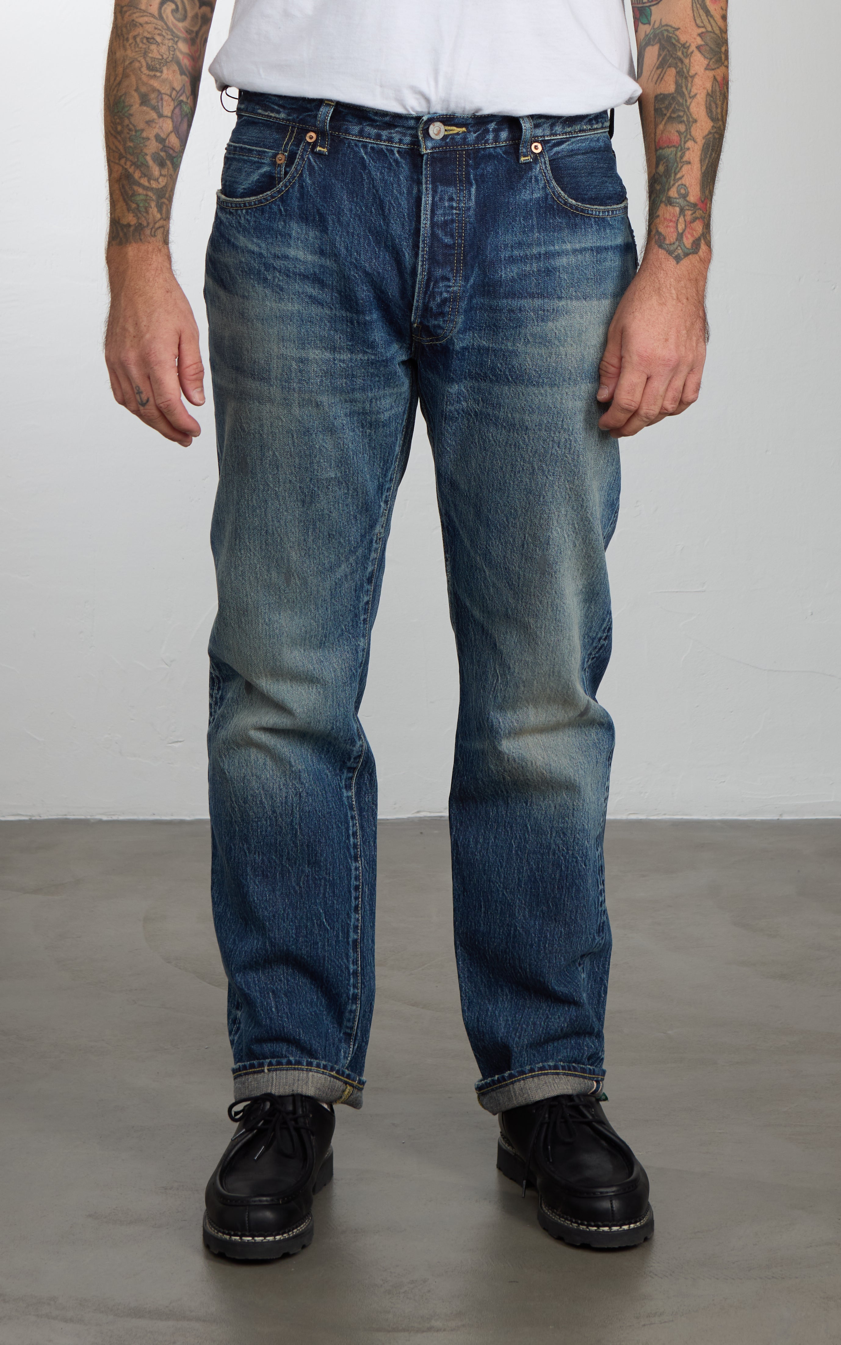 Fortela Okayama Japan Selvedge Denim 5 Pocket Jeans Custom Wash