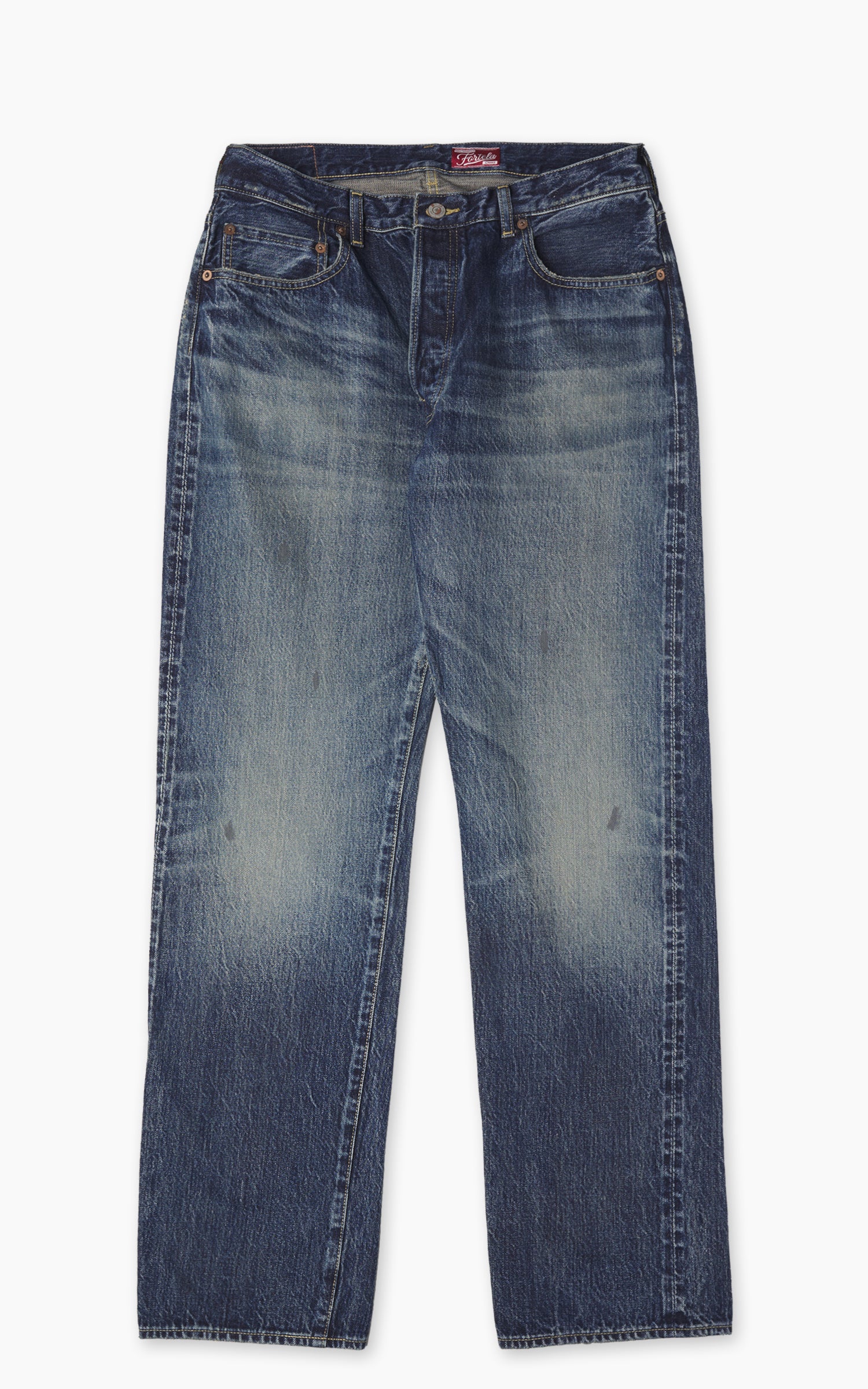 Fortela Okayama Japan Selvedge Denim 5 Pocket Jeans Custom Wash