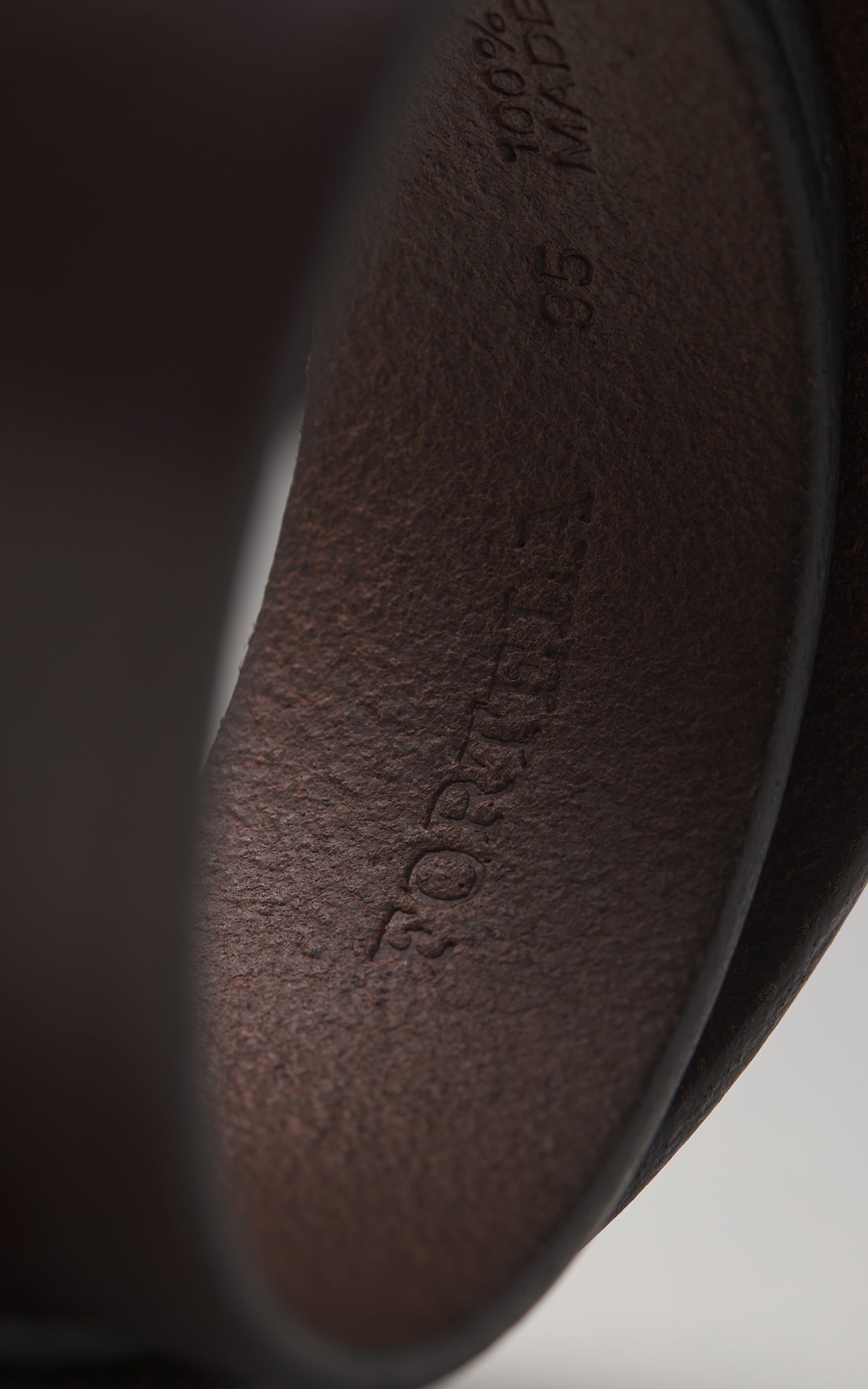 Fortela Oregon1 Leather Belt Testa Moro