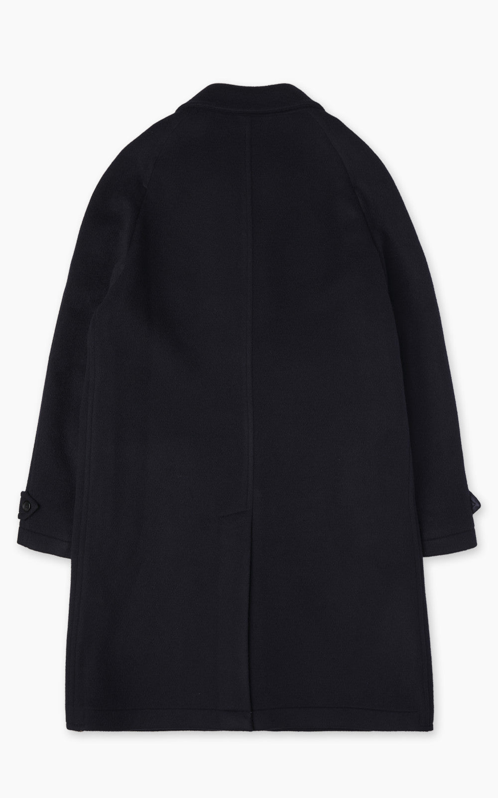 Fortela Amedeo Single-Breasted Wool Coat Blue