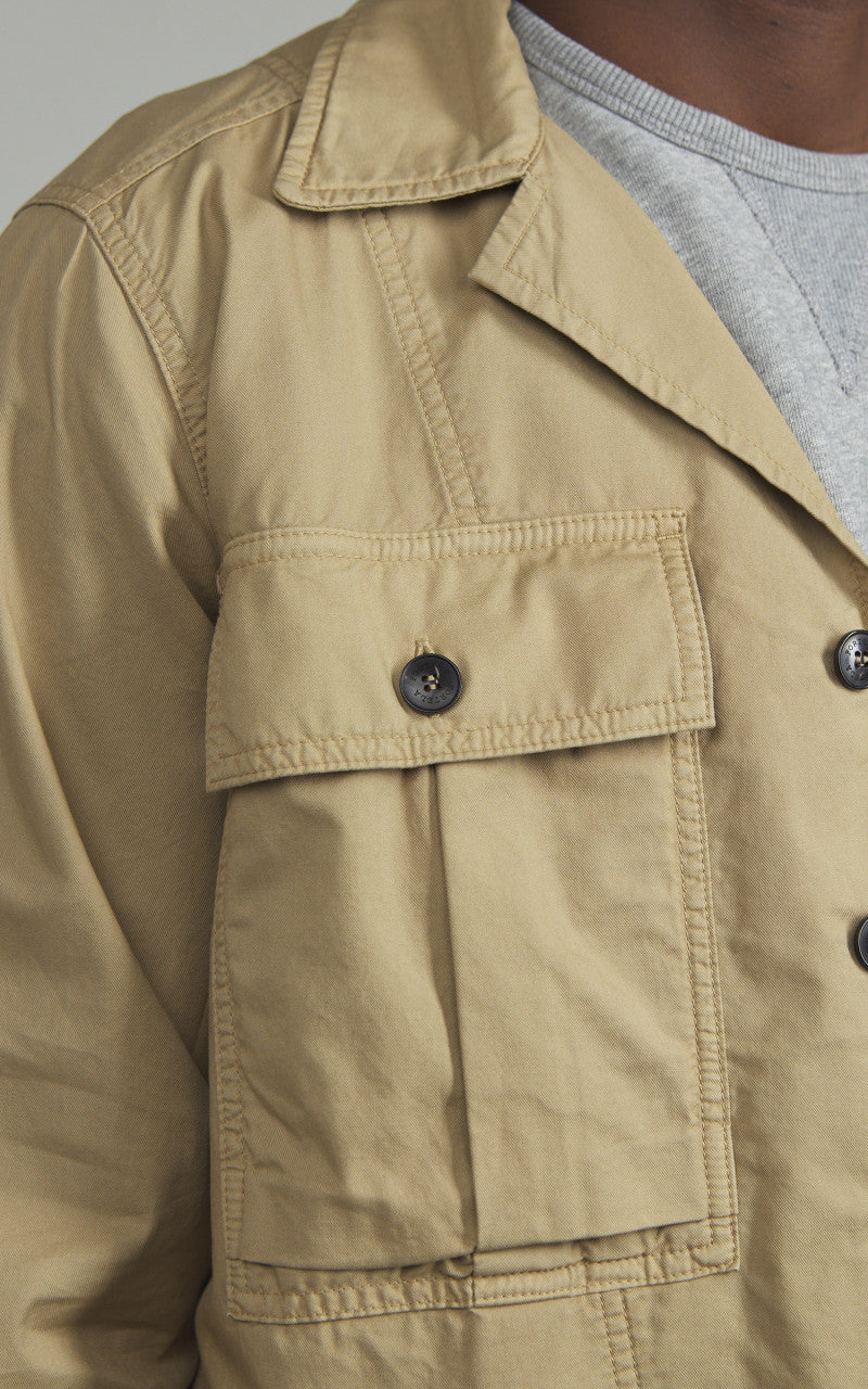 Fortela Solomon Military Shirt Beige