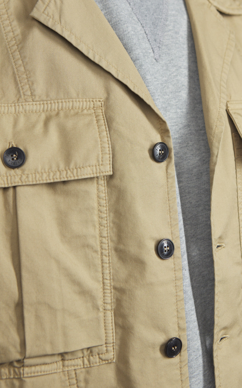 Fortela Solomon Military Shirt Beige