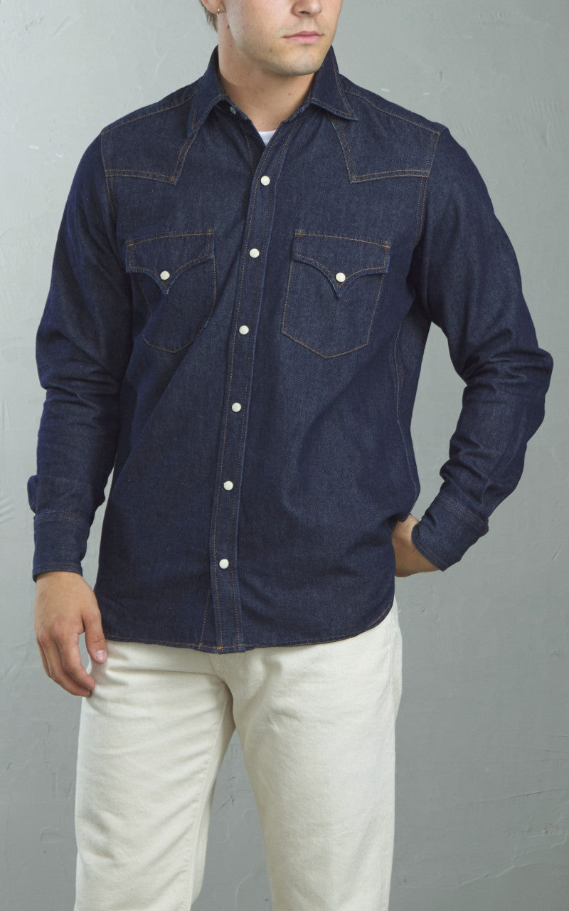 Fortela Texan Denim Shirt Indigo