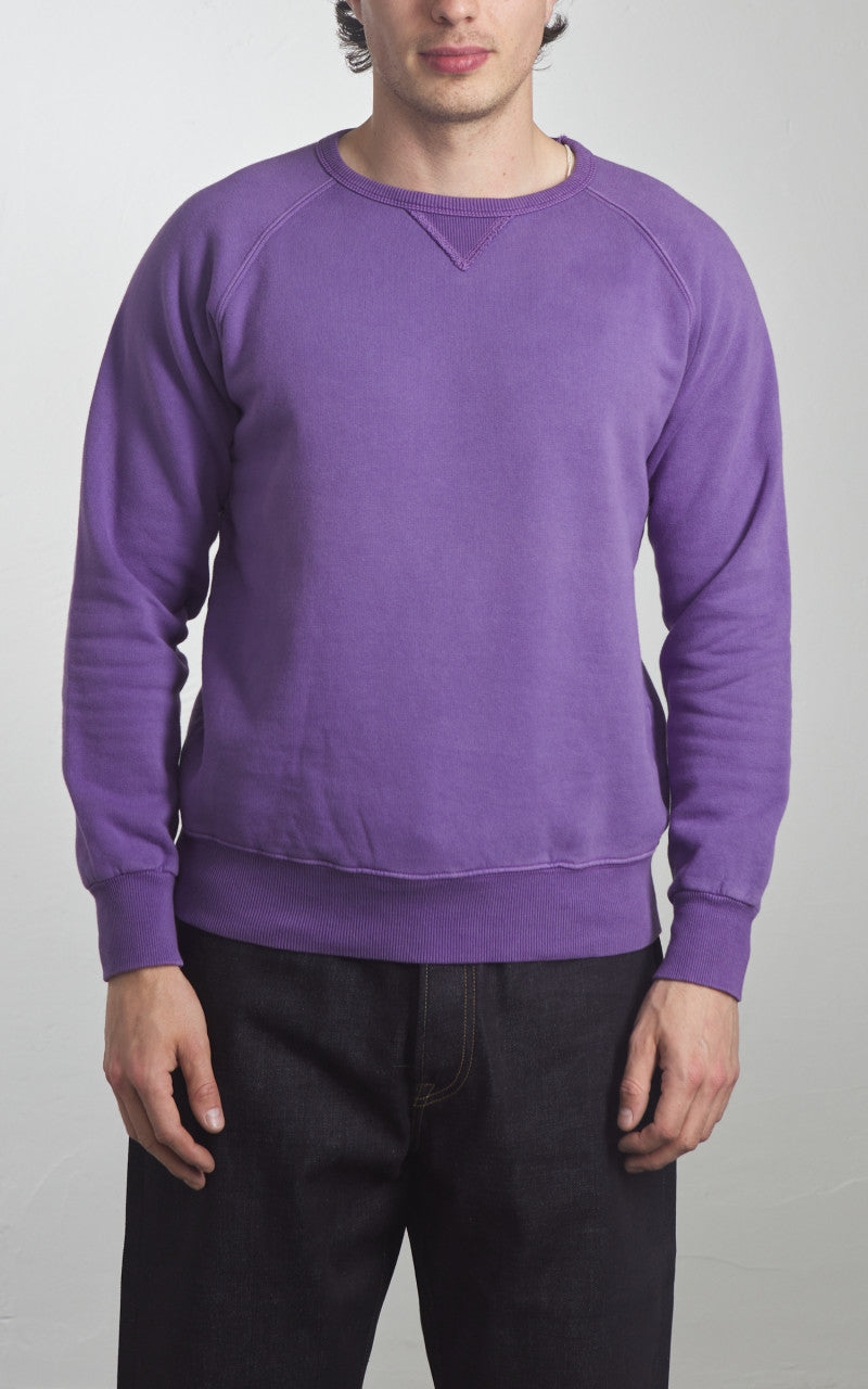 Fortela Harvard Crewneck Sweatshirt Purple