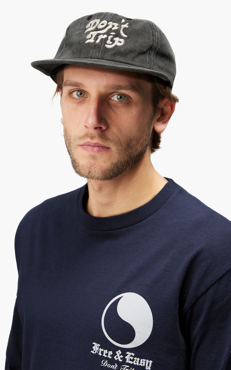 Free & Easy Dont Trip Washed Hat Black