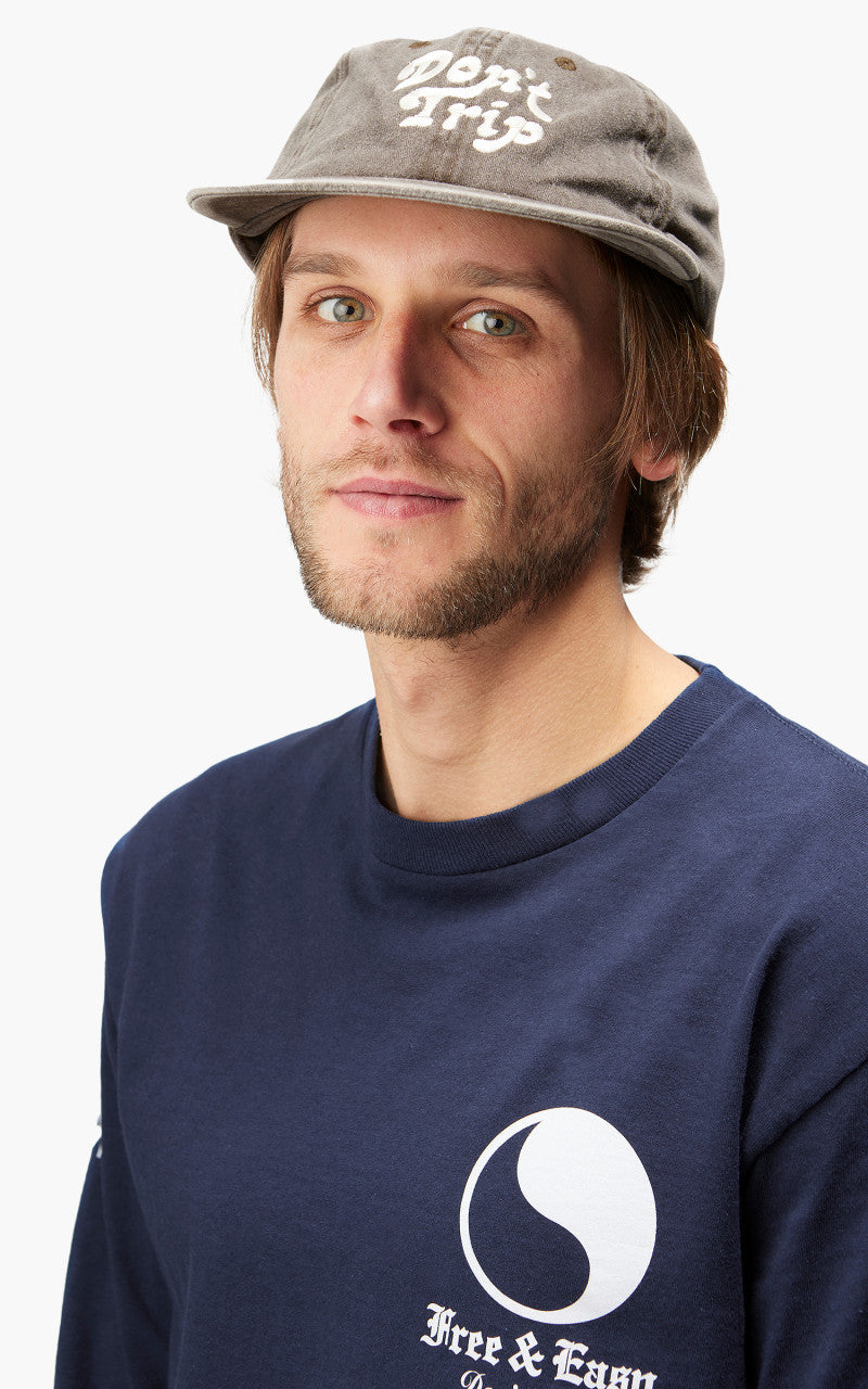 Free & Easy Dont Trip Washed Hat Brown