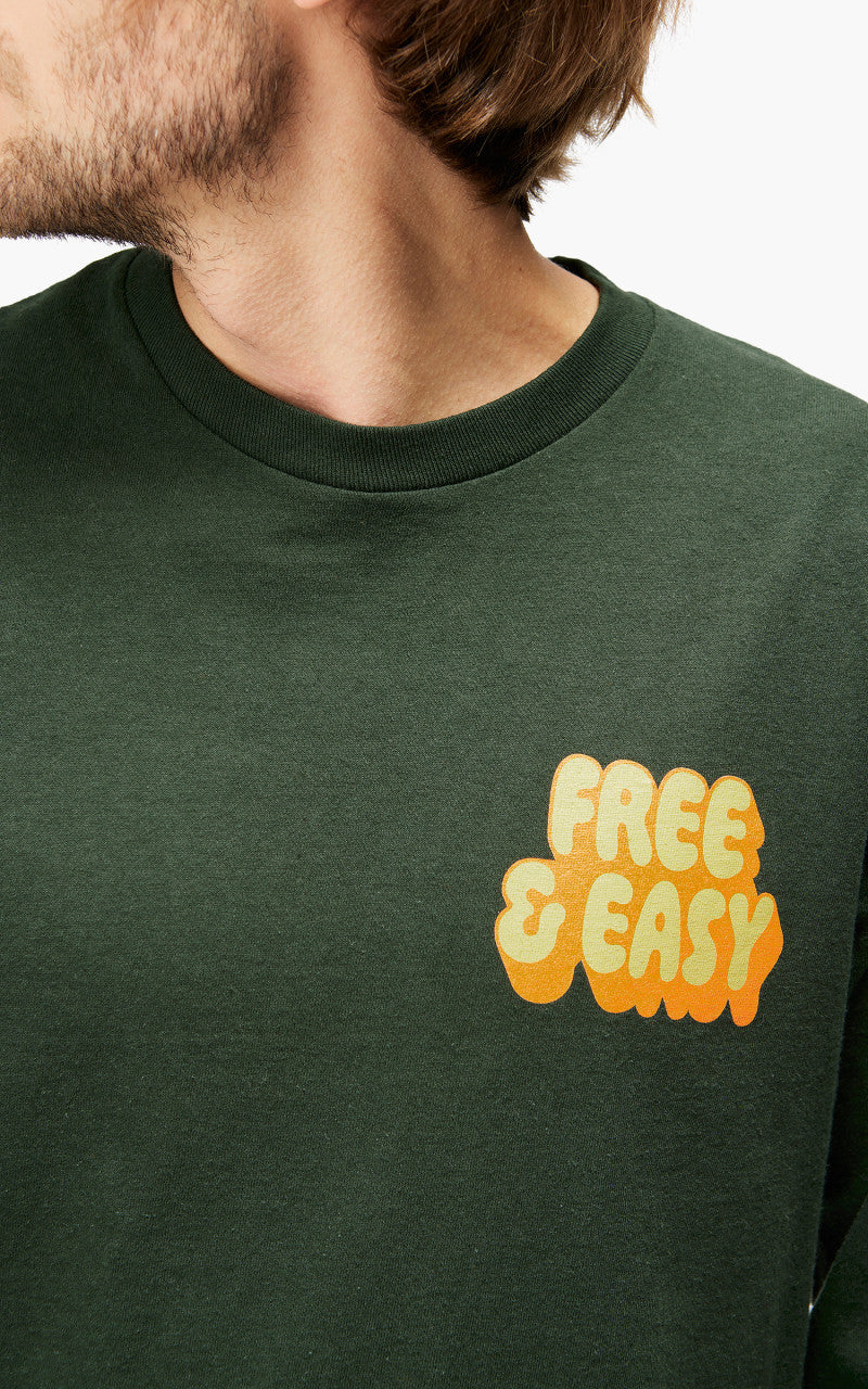 Free & Easy Bubble L/S Tee Forest