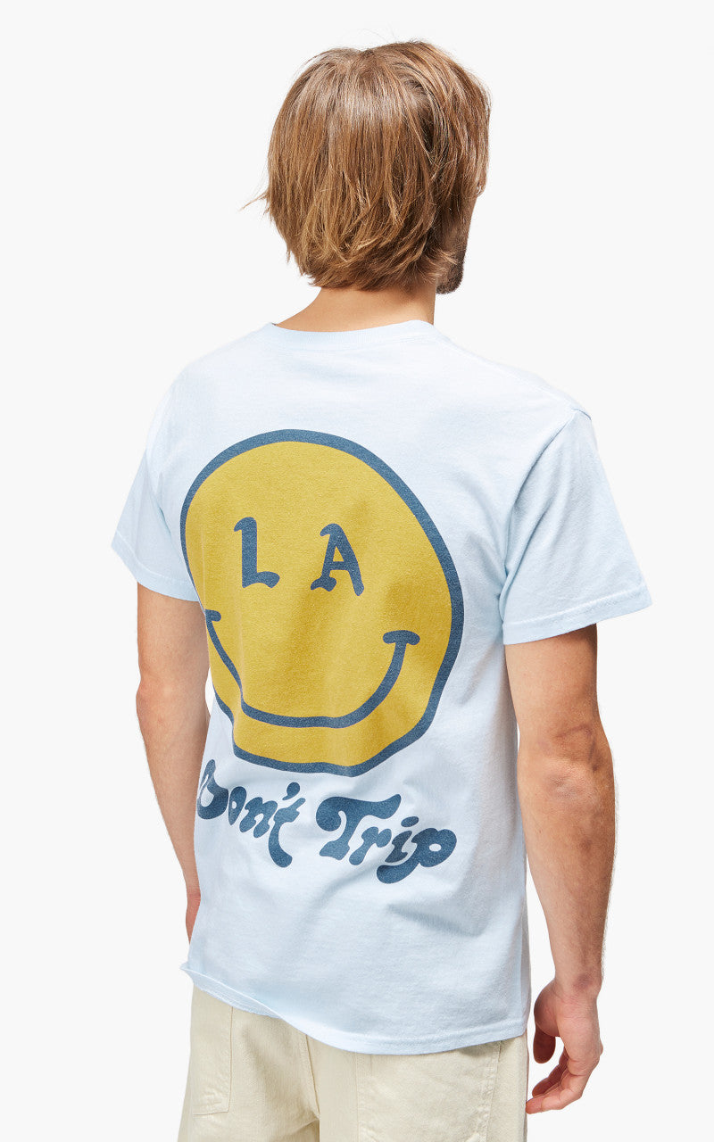 Free & Easy Be Happy LA S/S Tee Blue