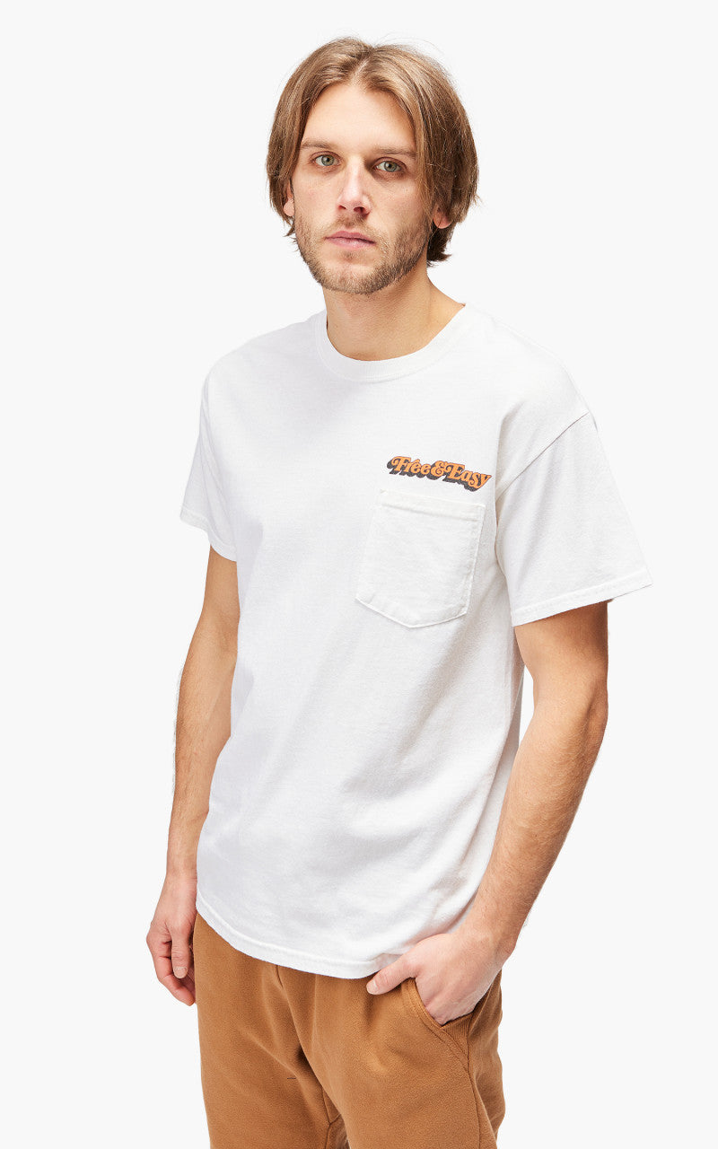 Free & Easy Dont Trip Drop Shadow S/S Tee Coconut