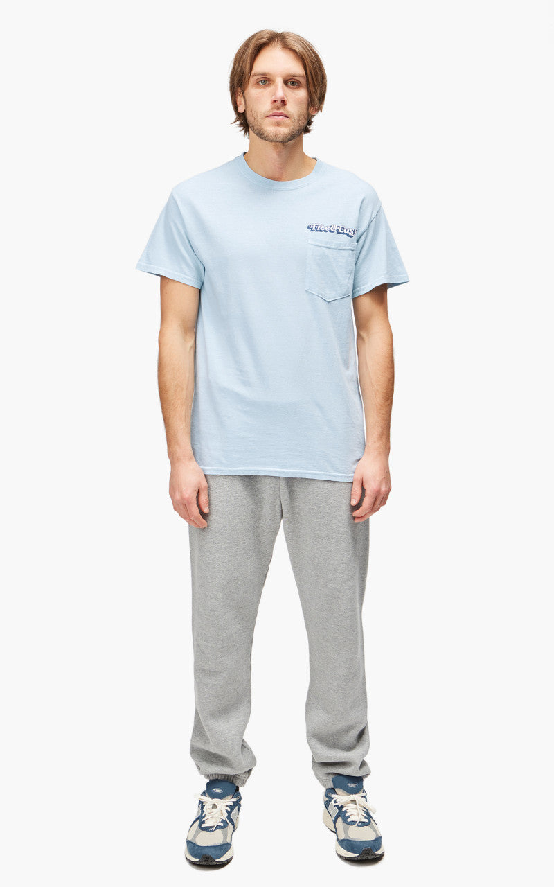 Free & Easy Dont Trip Drop Shadow S/S Tee Blue
