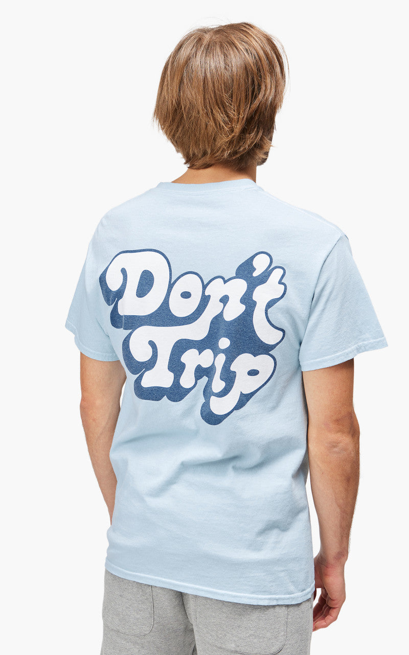 Free & Easy Dont Trip Drop Shadow S/S Tee Blue