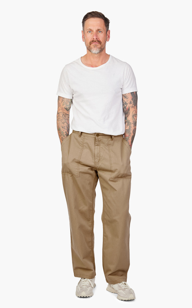 FrizmWORKS Chino Wide Fatigue Pants Beige