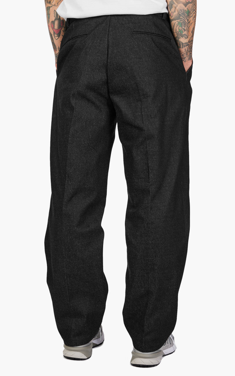 FrizmWORKS Side Adjust Two Tuck Denim Pants Black