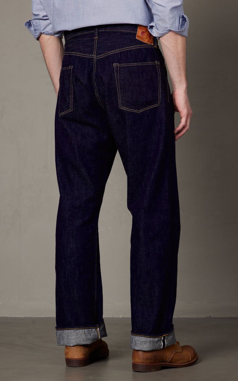 Fullcount 0105SSW Wide Selvedge Denim Super Smooth One Wash Indigo