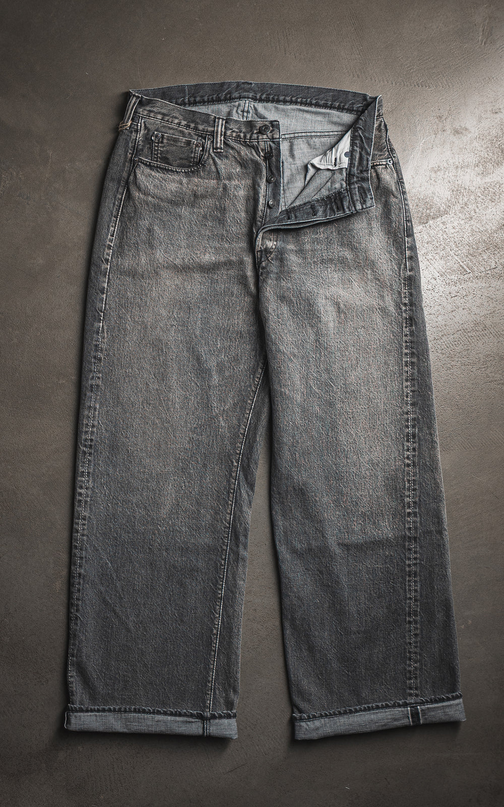 Fullcount 1137BKHW Duke 3 Model Selvedge Denim Dartford Black