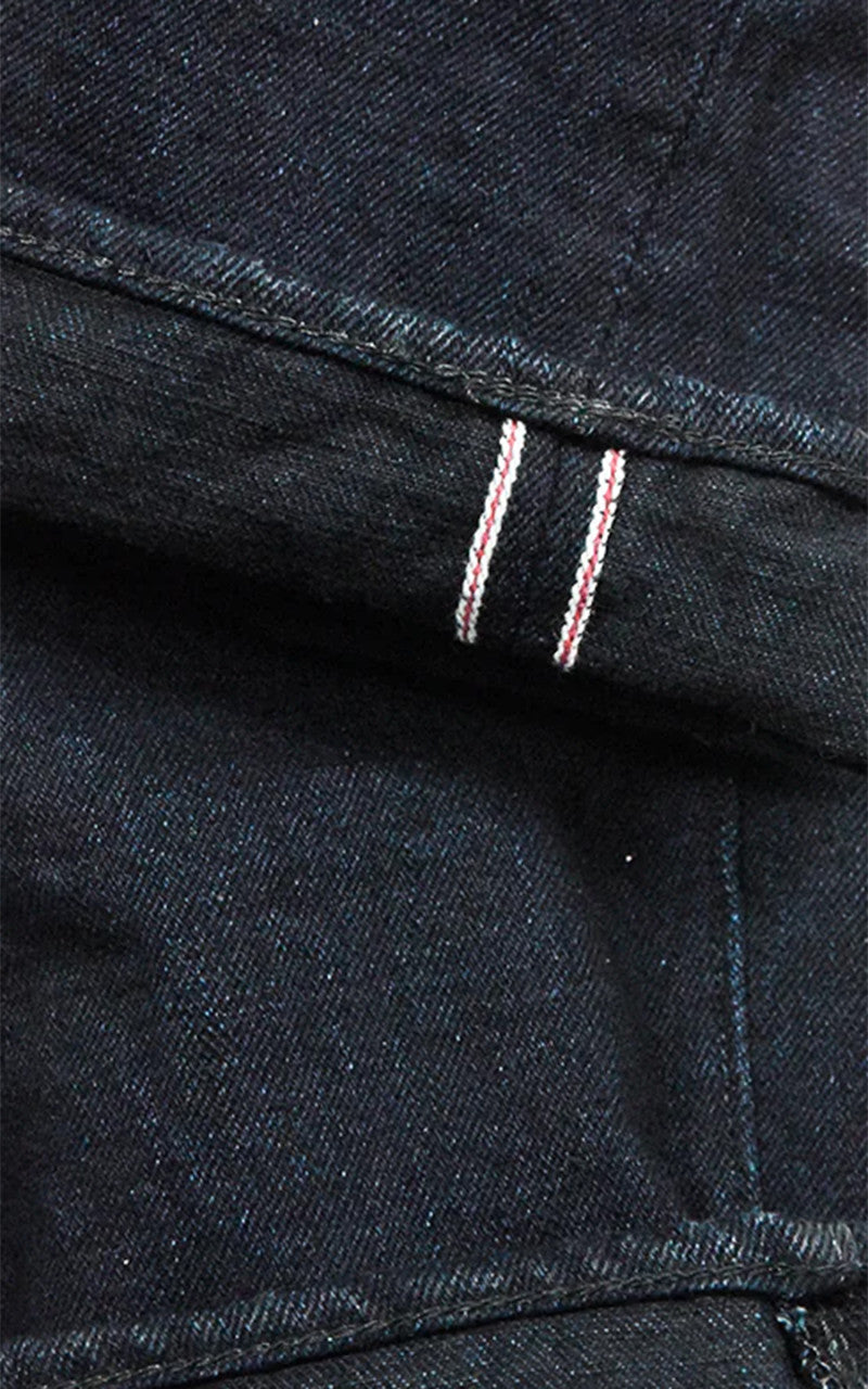 Fullcount 1103SRB Clean Straight Denim Super Rough Indigo x Black 15.5oz