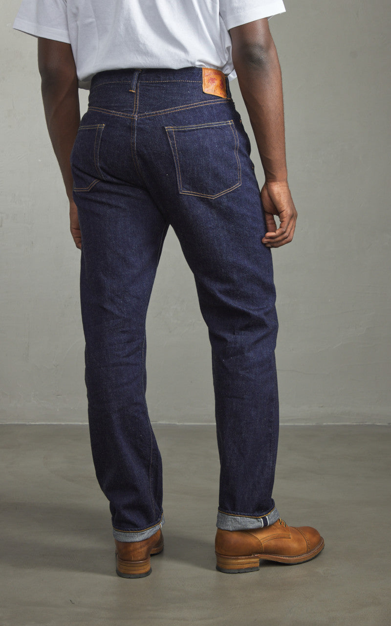 Fullcount 1103SSW Clean Straight Denim Super Smooth One Wash Indigo Bl