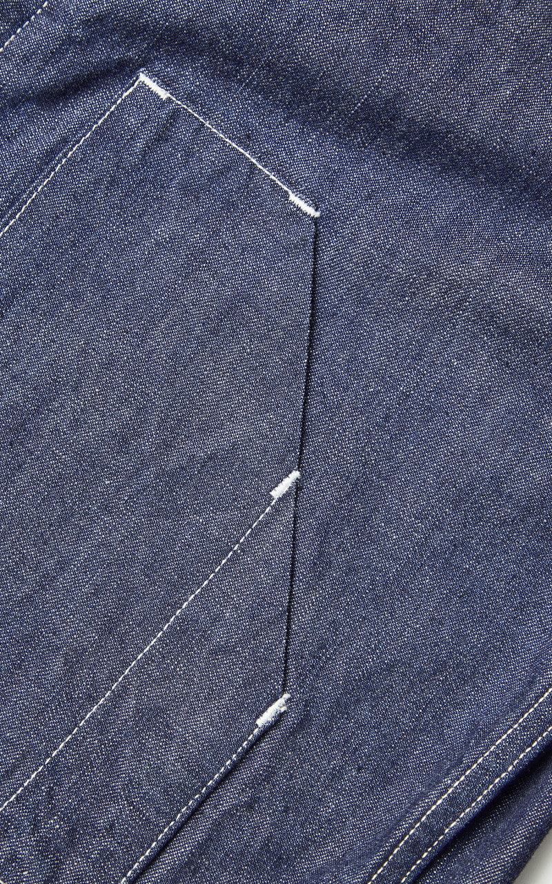 Fullcount 1132-1 PW Denim Engineer Coverall Indigo Blue