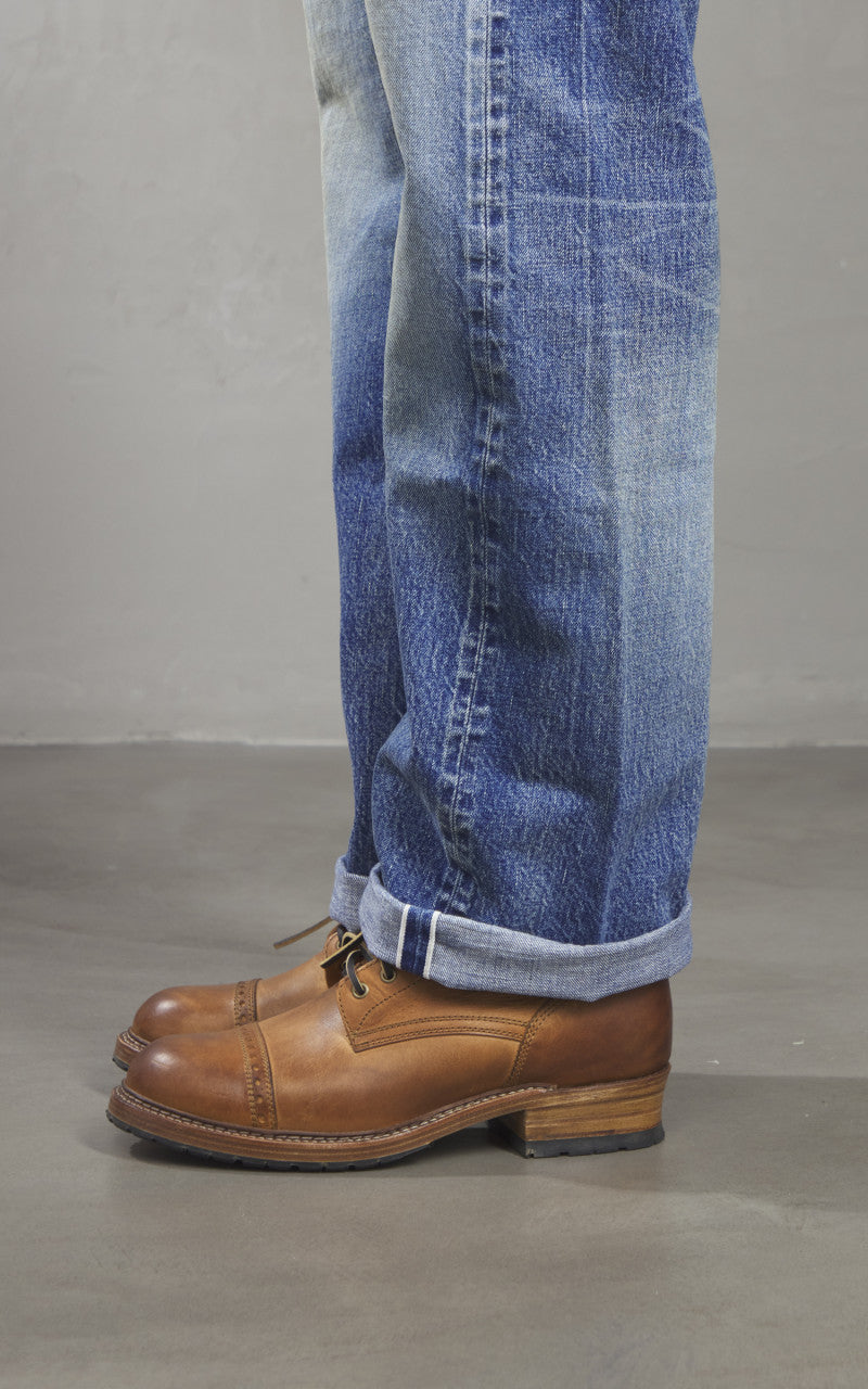 パンツ FULLCOUNT 1373 Son Of The Soil Denim Full Count 1373 'Son of the Soil' 13.7oz Loose Straight Jean