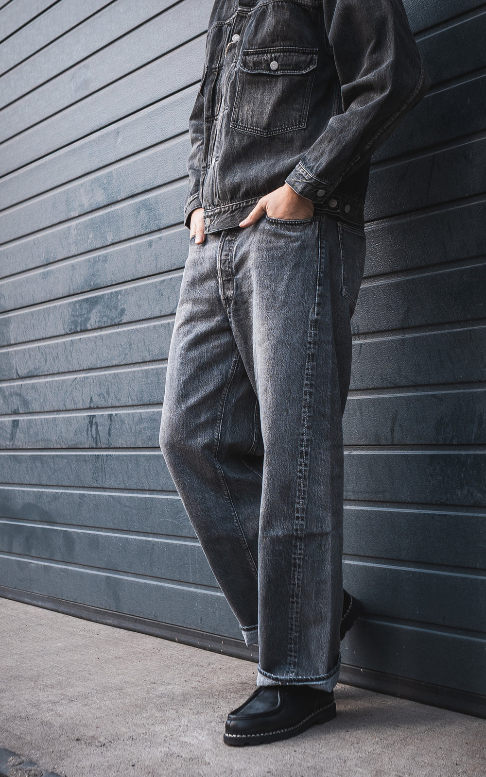 Fullcount 1137BKHW Duke 3 Model Selvedge Denim Dartford Black