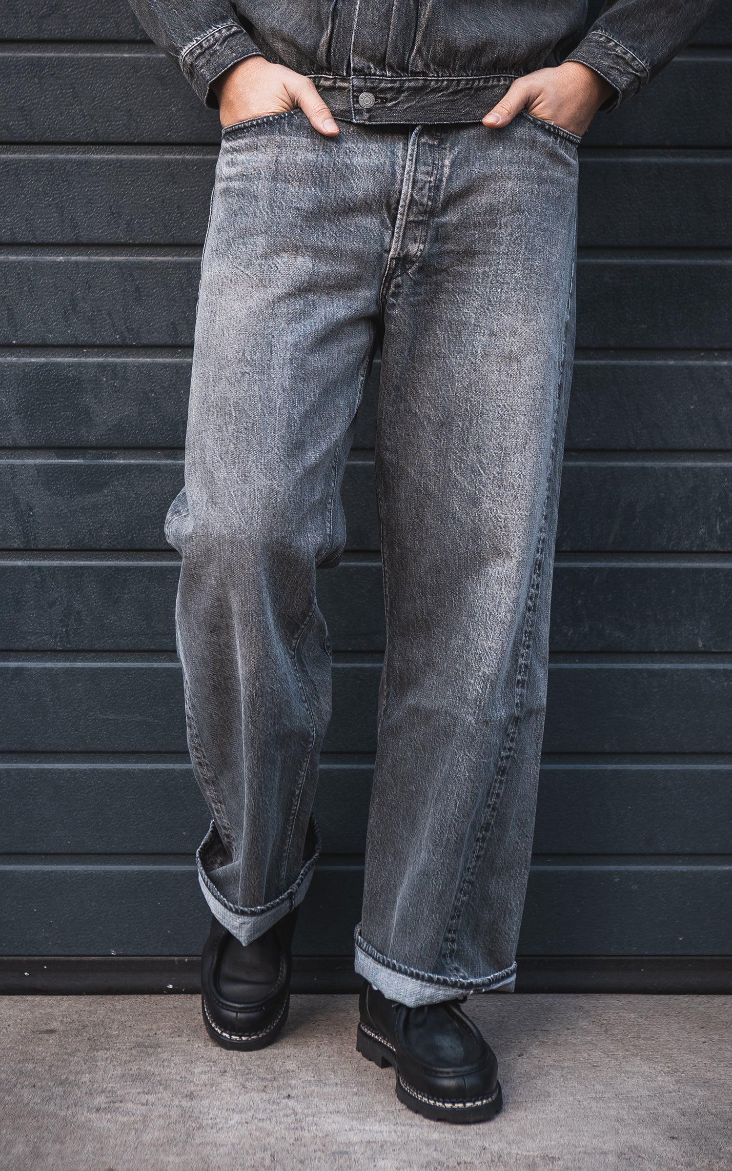 Fullcount 1137BKHW Duke 3 Model Selvedge Denim Dartford Black