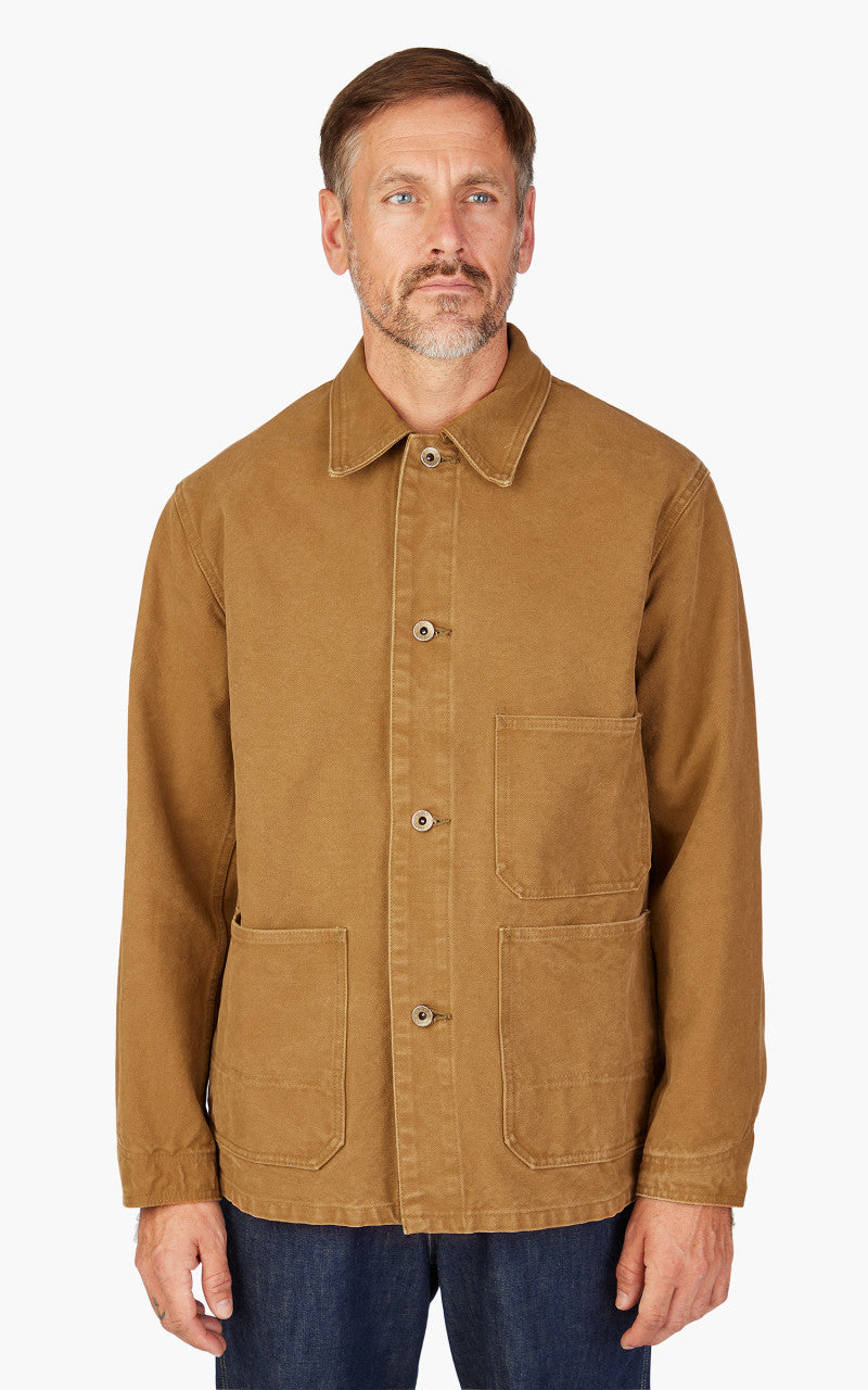 Fullcount 2015-6 Heavy Canvas Chore Jacket Copper Brown