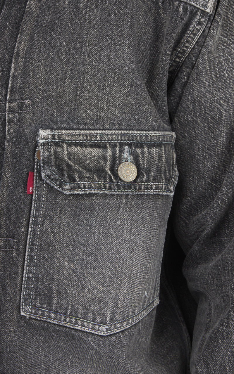 Fullcount 2107BKHW Type 1 Selvedge Denim Jacket Dartford Black