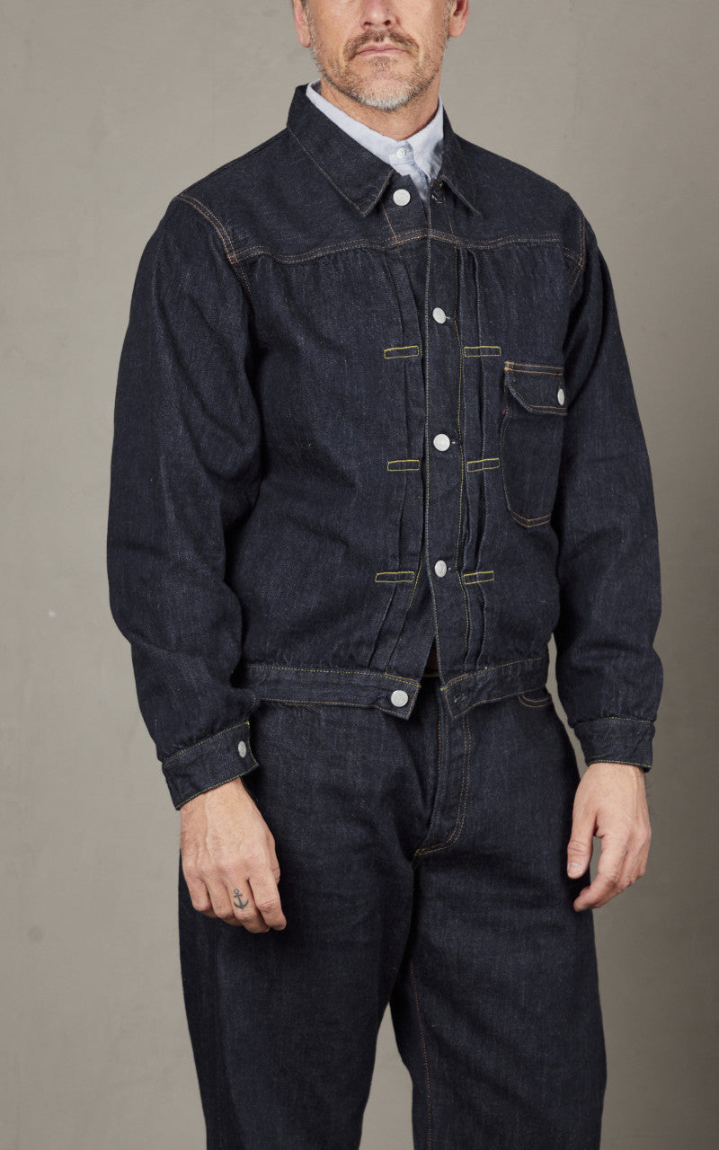 Fullcount 2107SSW Type 1 Selvedge Denim Jacket Super Smooth One Wash Indigo
