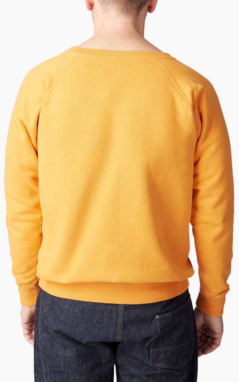 Fullcount 3765-2 "Count" Raglan Sleeve College Sweatshirt Golden Yellow