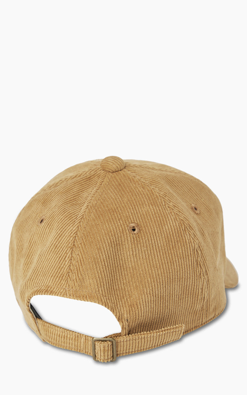 Fullcount 6 Panel Cords Baseball Cap 'F' Patch Camel