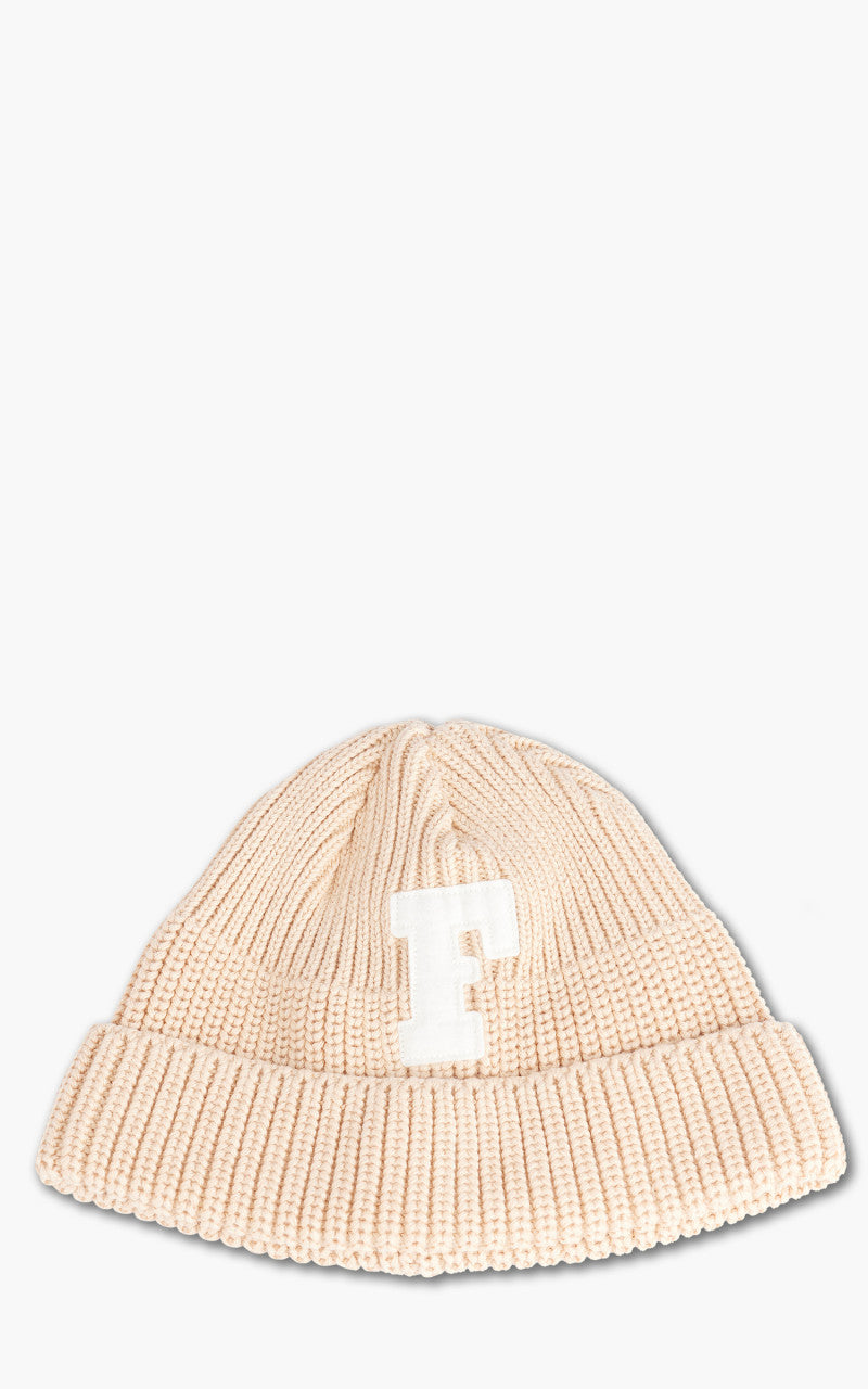 Fullcount 6025 Fishermans 'F' Patch Cap Ecru