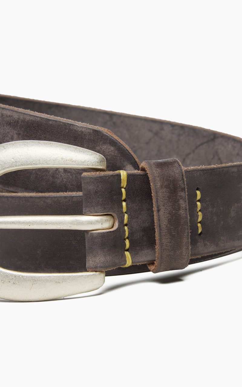 Fullcount 6210 Wild Leather Belt Black