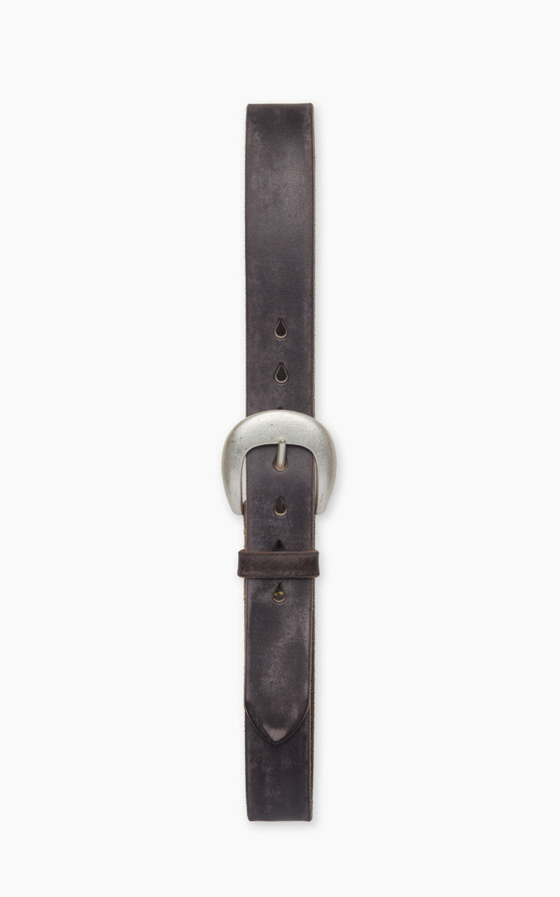 Fullcount 6210 Wild Leather Belt Black